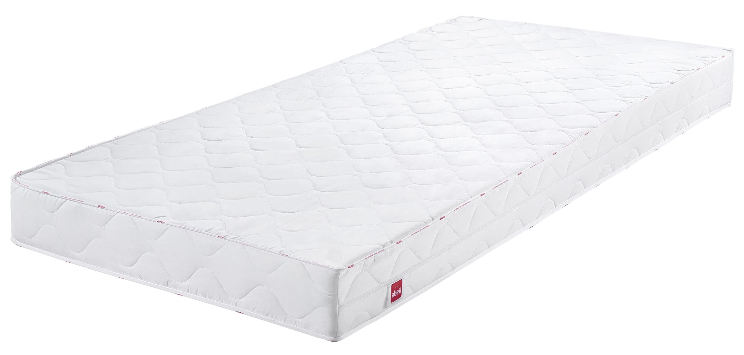Abeil 15000000435 Foam mattress AB100 with removable cover white 90 x 190 cm