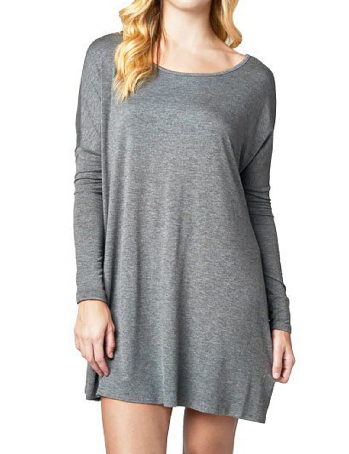 Women's Long Sleeve Casual Oversized Tshirt Tops