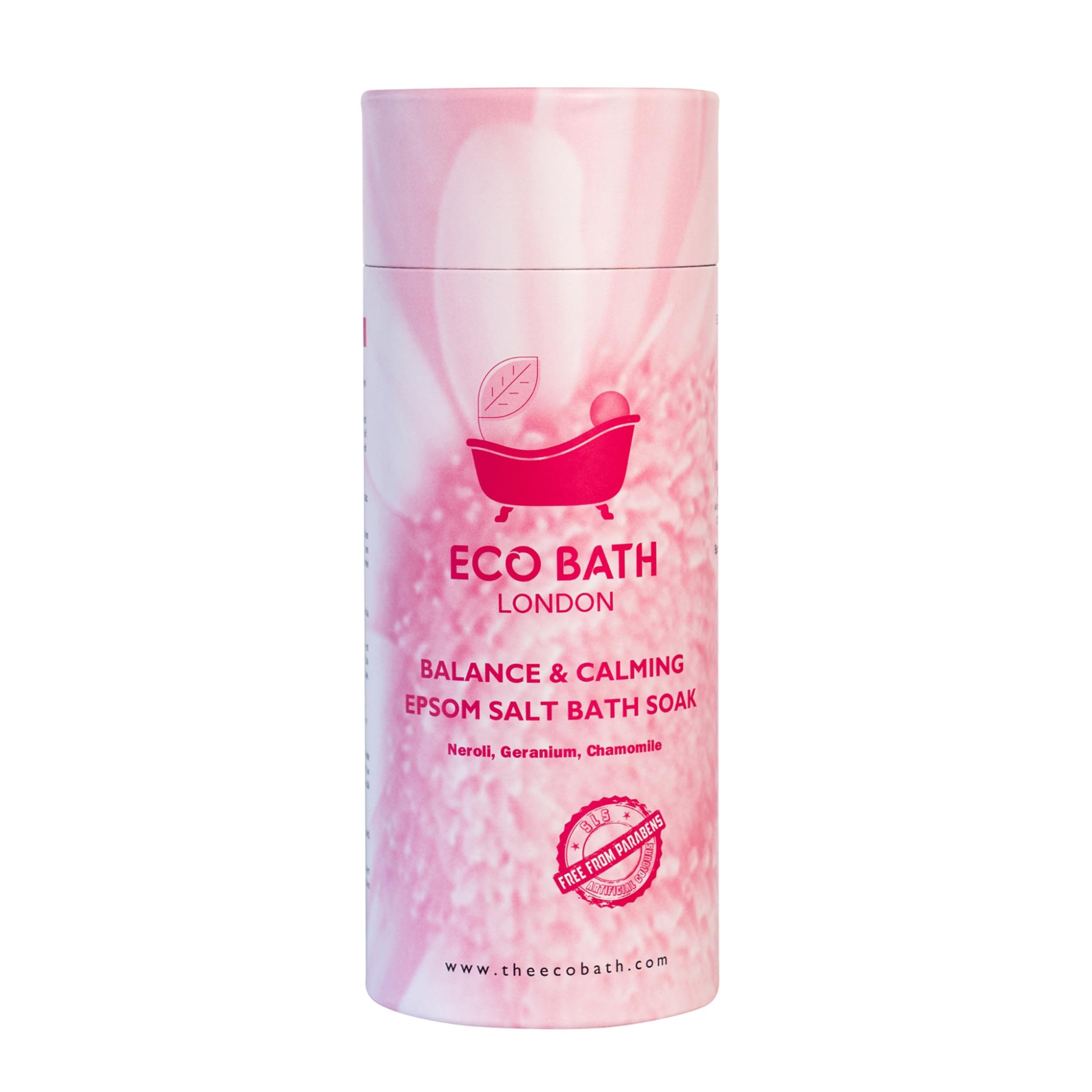 Eco Bath London Eco Bath Balance and Calming Epsom Salt Bath Soak 1 kg White