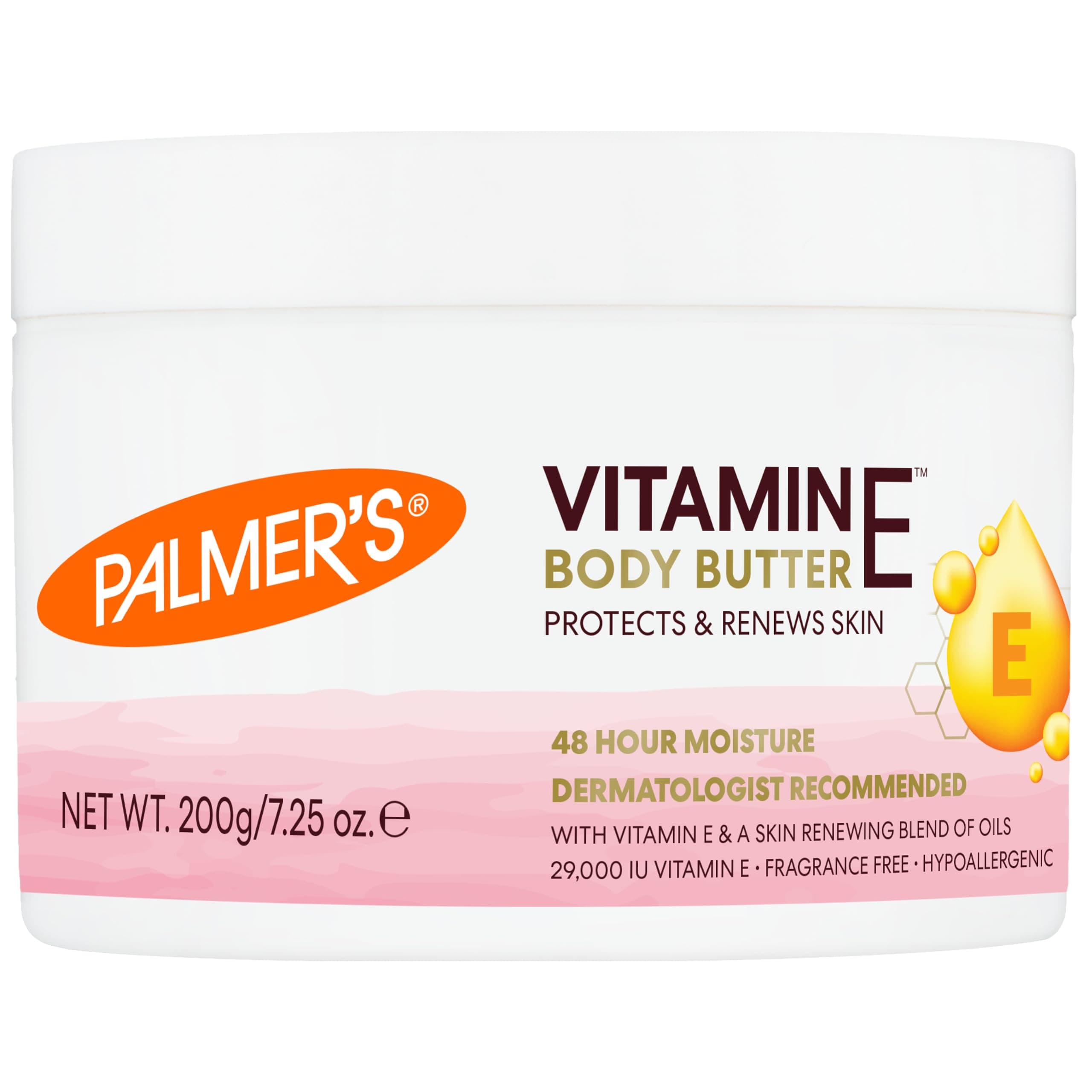 Natural Vitamin E Body Butter, 7.25 Ounce