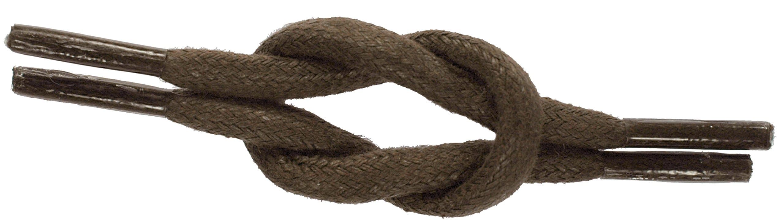 TZ Laces® Branded Round Cord Wax 3 to 4mm Shoelaces for shoes & boots