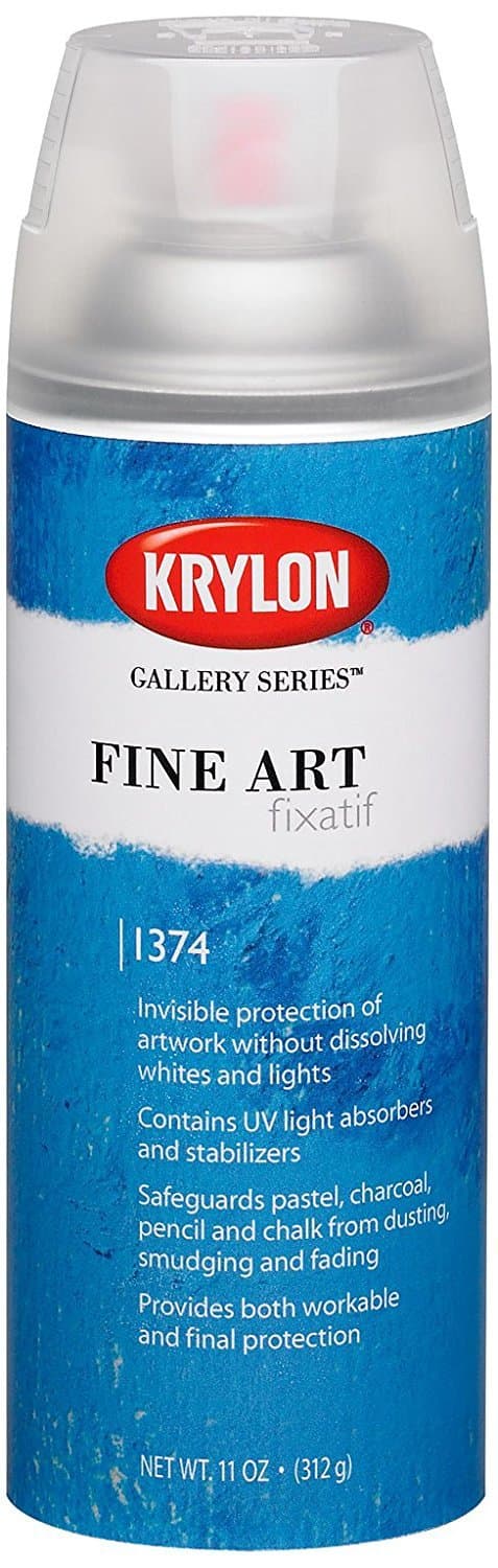Krylon Pastel Premium Fine Art Fixatif, 11 oz.