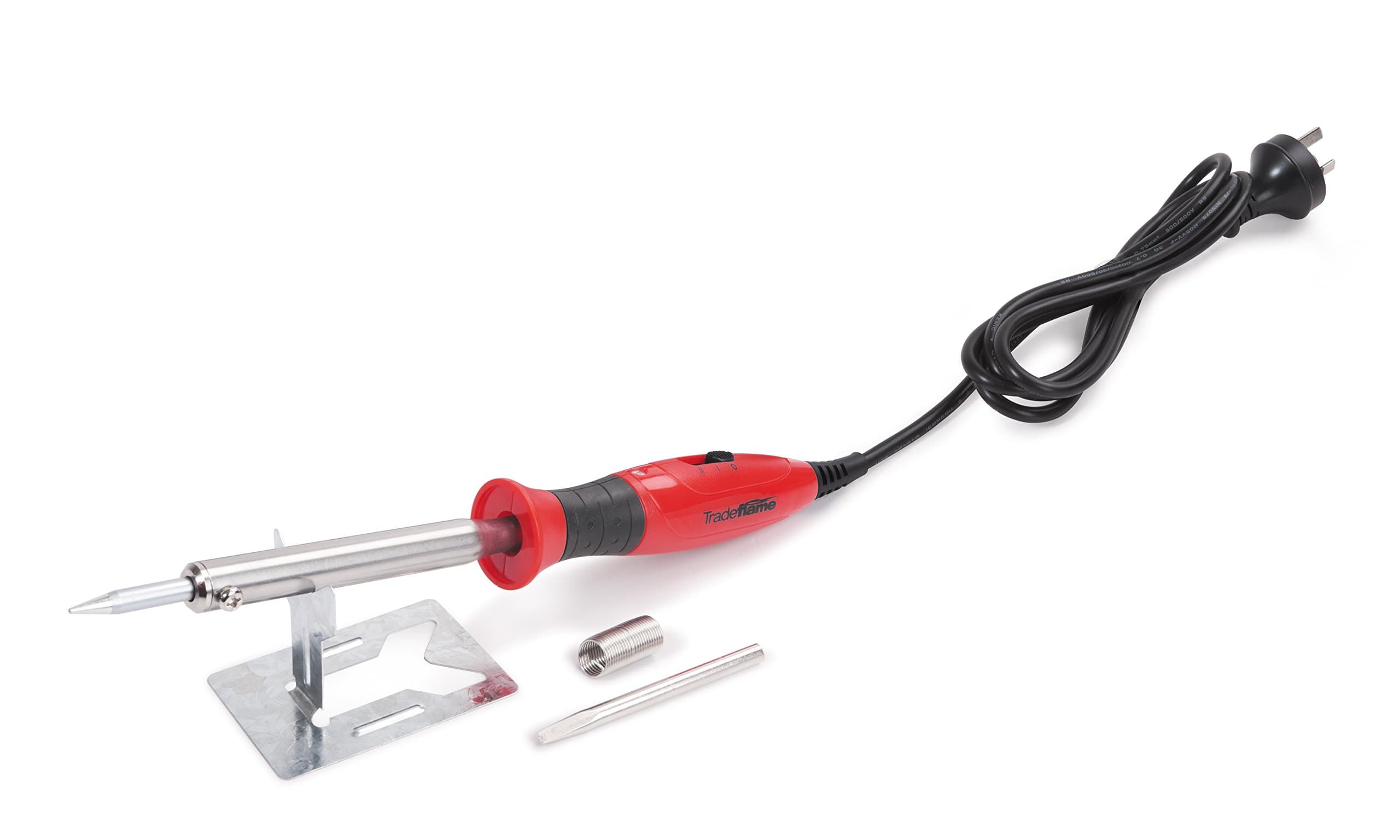 Trade Flame Soldering Iron Kit Dual Power 30w / 60w 240v, Stand, Coil & 2 Tips