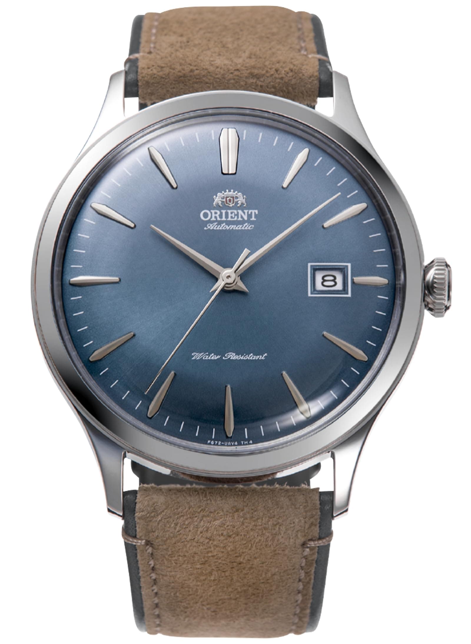 Orient 'Bambino Version 4' Japanese Automatic/Hand Winding Stainless Steel and Leather Dress Watch