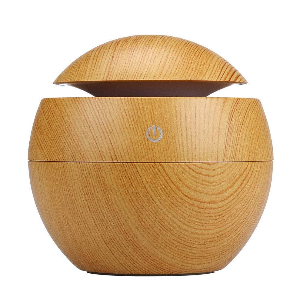 SHREEJI SALES Mini Portable Wood Aromatherapy Humidifier Office Desktop Home Travel Water Spray Mist Humidifier