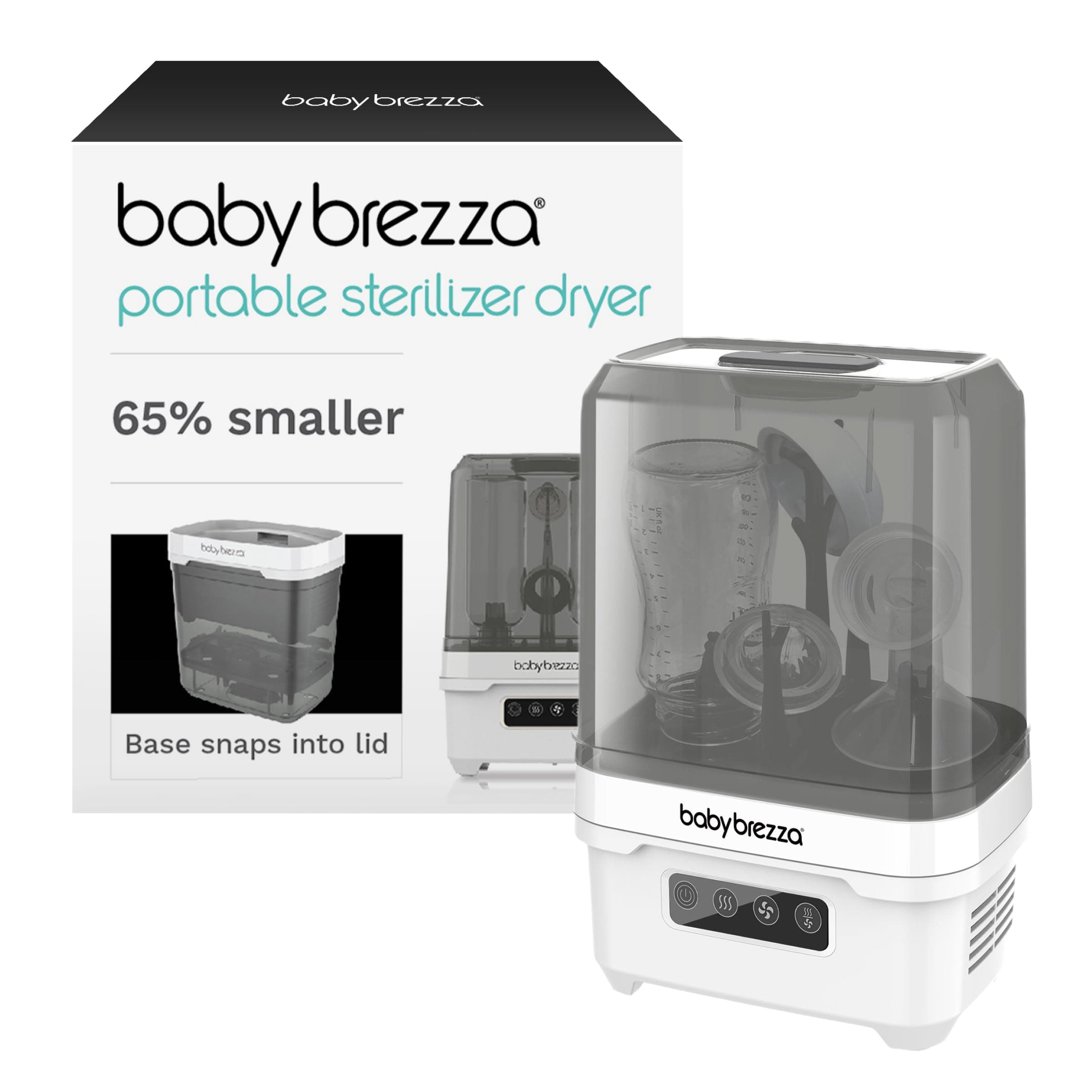 Portable Baby Bottle Sterilizer Dryer for Travel - Mini Sterilizer Fits Bottles, Pump Parts and Accessories