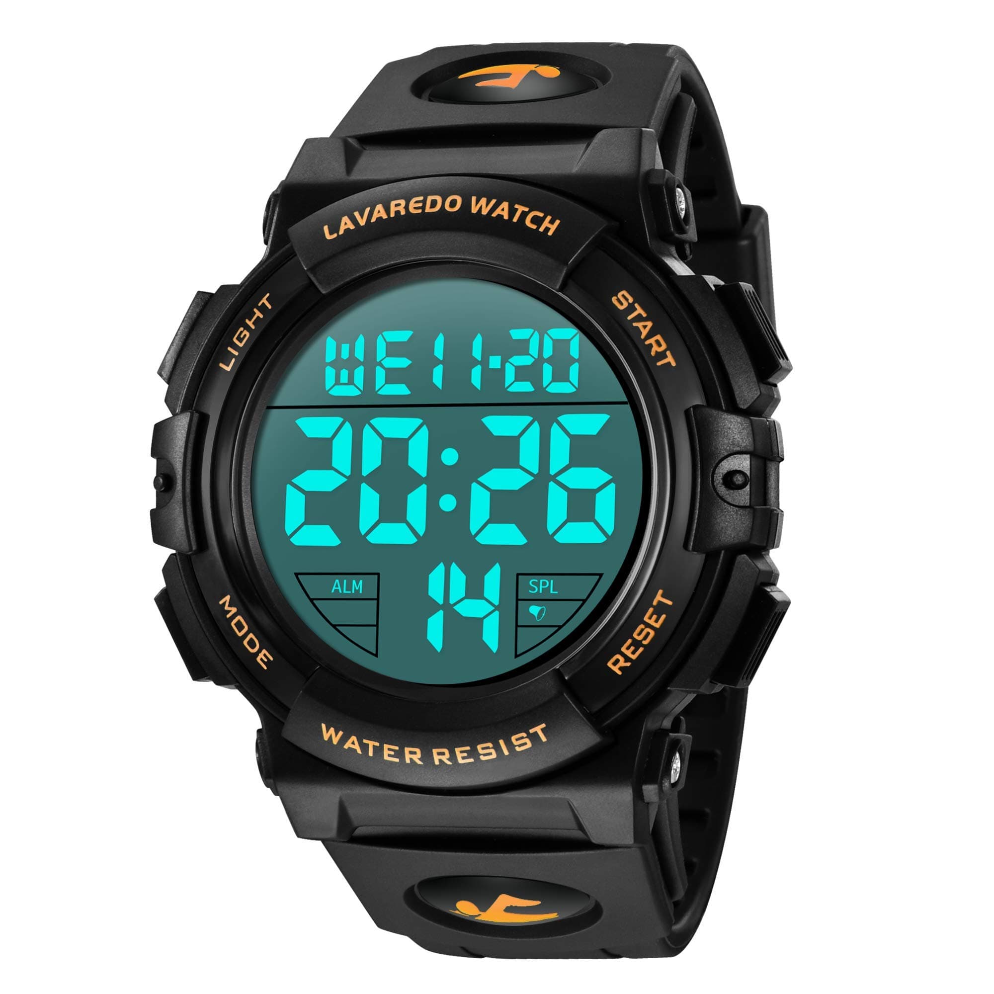 Digital Watch for Men - Military Sports Watch 50M Waterproof with Chronograph Outdoor Military Watch for Men with LED Backlight Alarm Date Shock Resistant