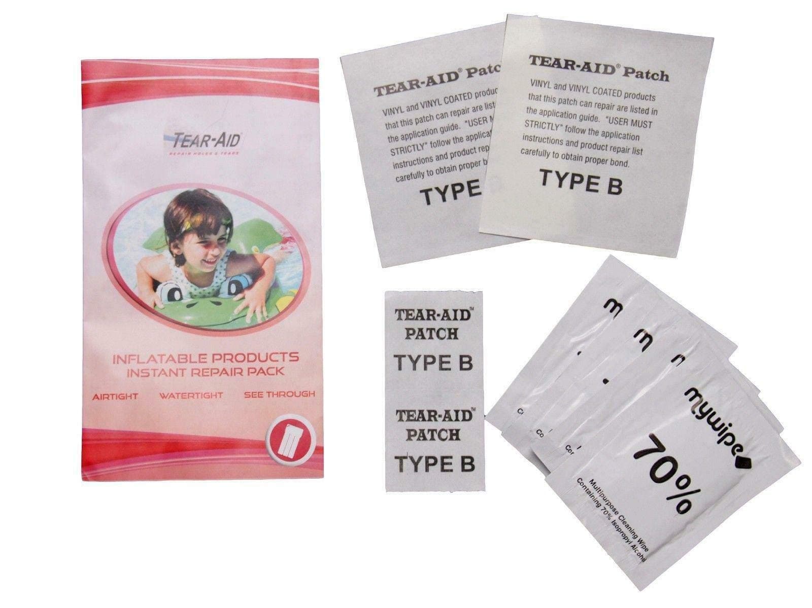 Tear Aid Tape - Inflatable Repair Kit - Type B - Patches