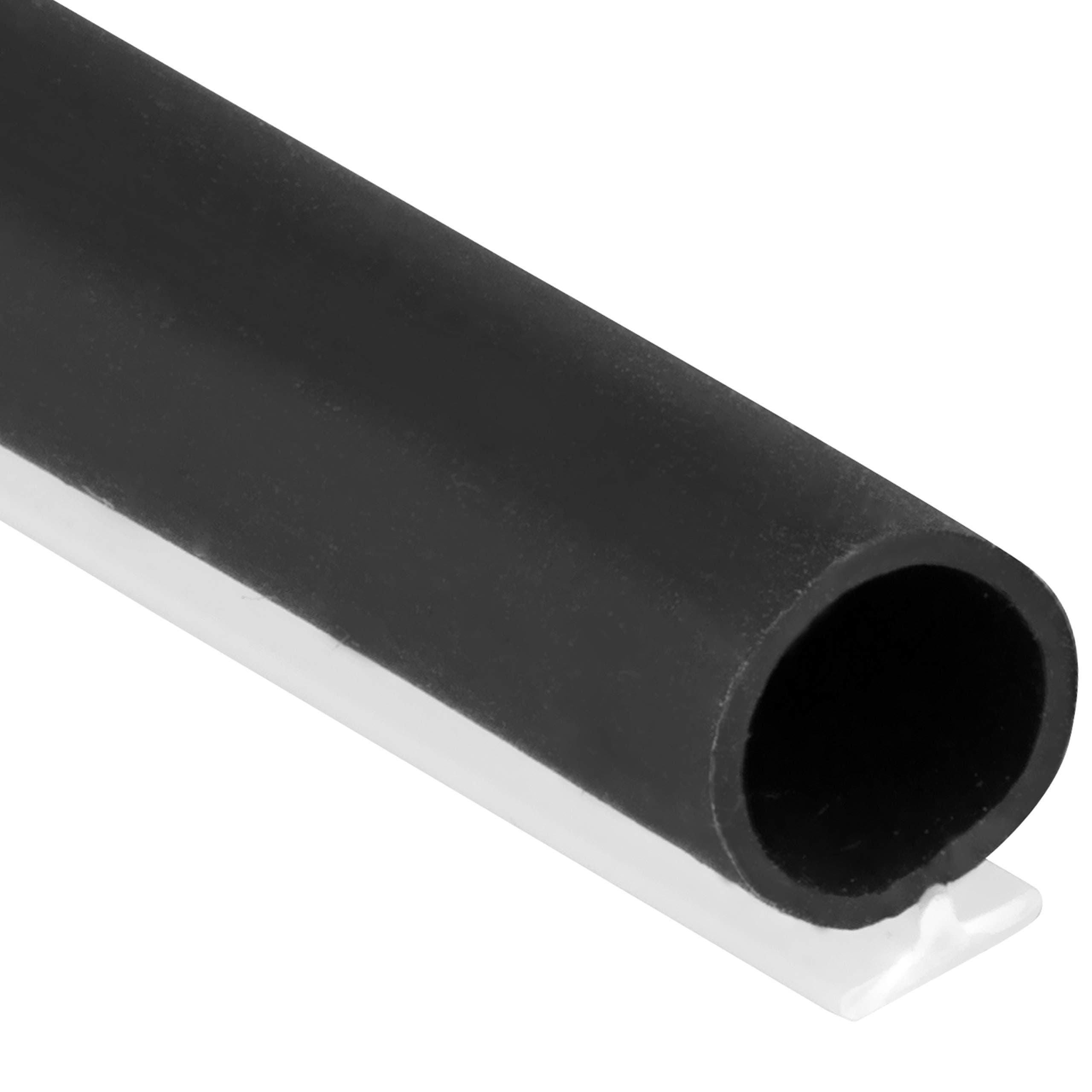 T-Slot Mount Window Weatherstrip Seal 5/16" Bulb Bubble for 3/16" Slot Receptacle 3 Colors & 5 Length Options (10', Black)