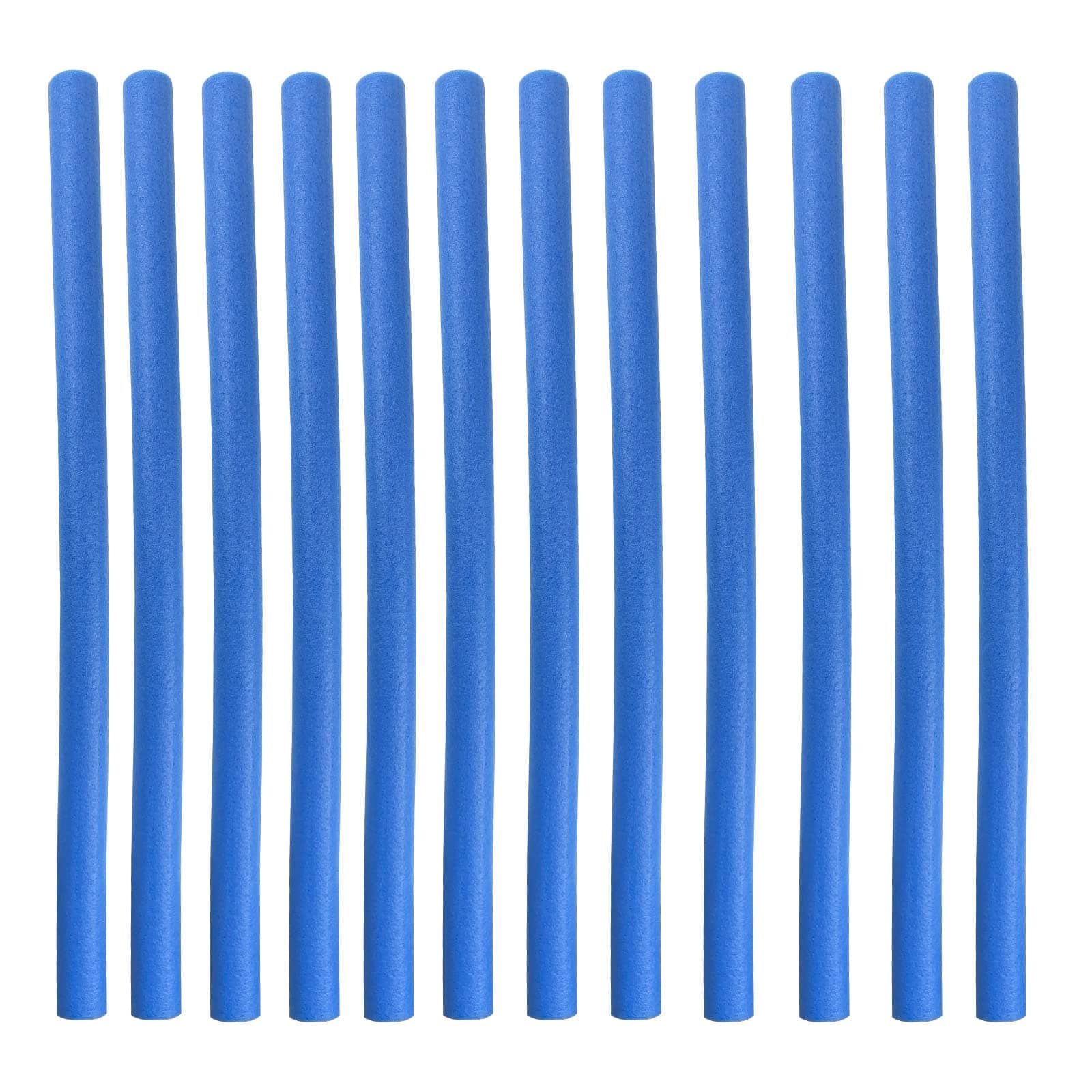 - Trampoline Pole Foam Sleeves, 1''/28mm Diameter Foam Covers, Each 35.4'' Length-2 Pcs Fit Together 6 Feet Length, Safety Pole Cover, Set of 12,Blue