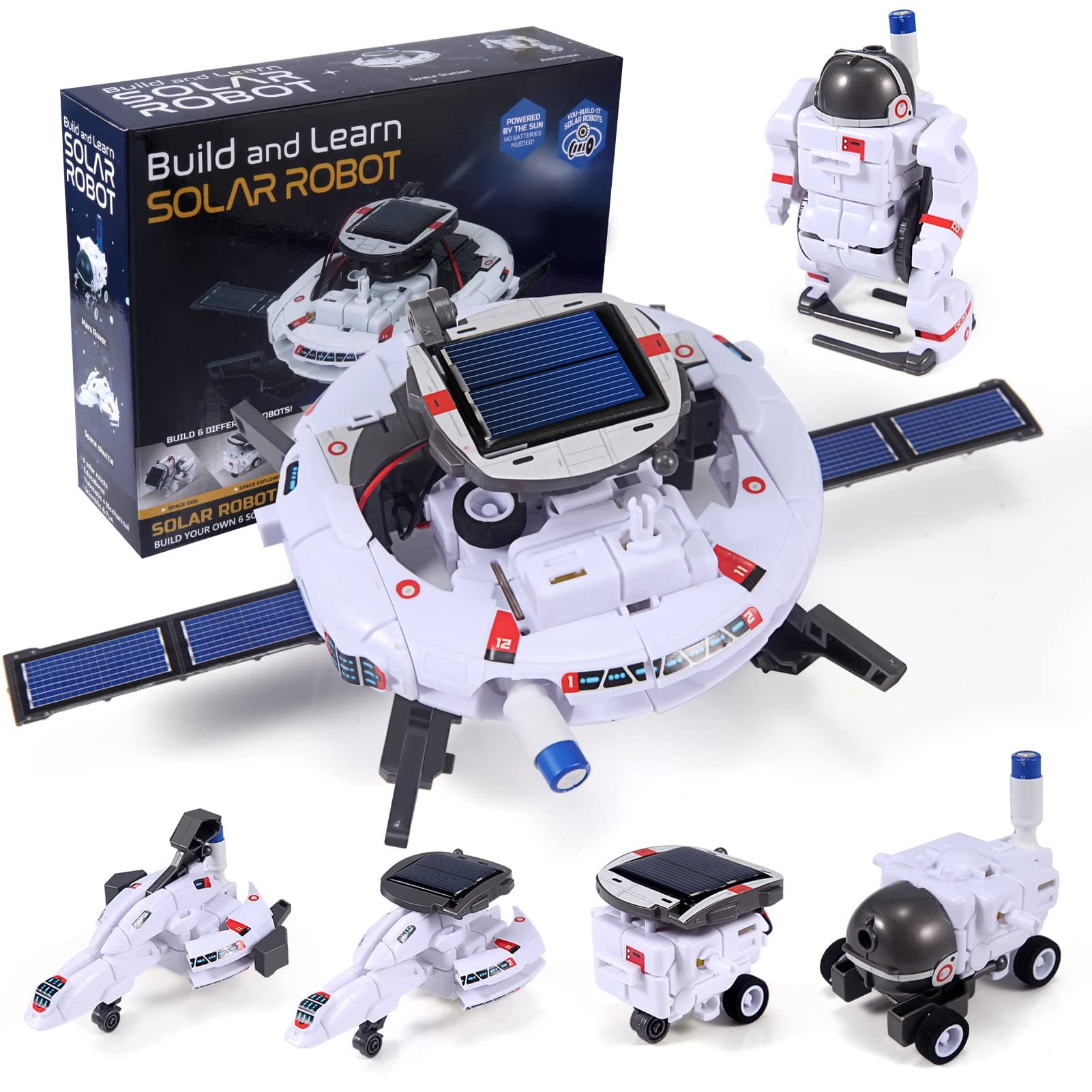 STEM Toys for Kids Ages 8-12, Solar Robot Science Kits Gifts for 8-14 Year Old Teen Boys Girls, 120Pcs Building Experiments for Teenage Ages 9 10 11 13