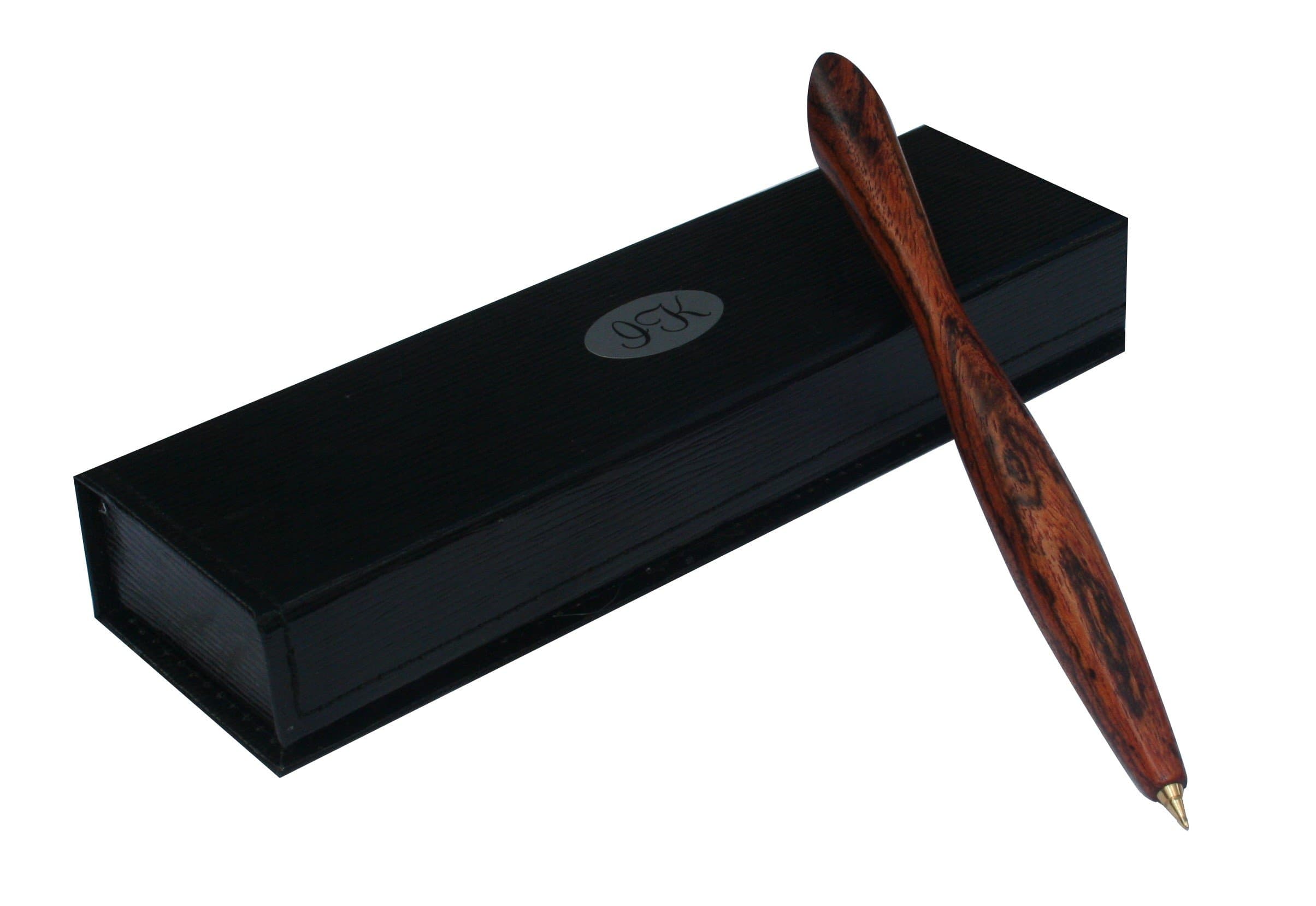 Elegant Wooden Ballpoint Pen with Black Case with Unique Design: Create Your Own Handmade Making Exclusive Wooden Ballpoint Pen in Germany, Great Gift Idea Or For Own Use, All This Premium Point Is Unique