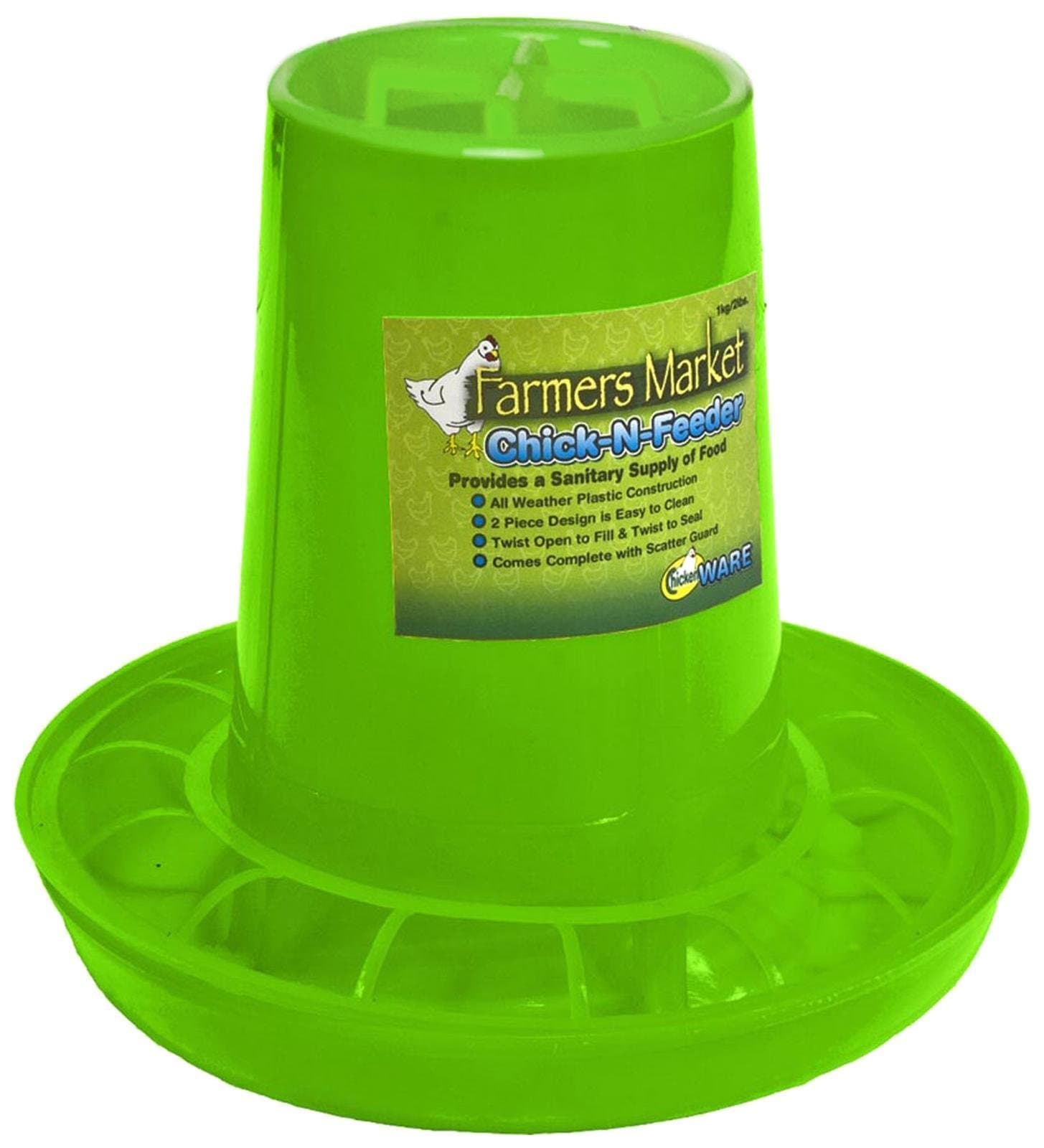 Ware Manufacturing 15025 Chick-N Bird Feeder-1.25 lbs Capacity, Small, Green