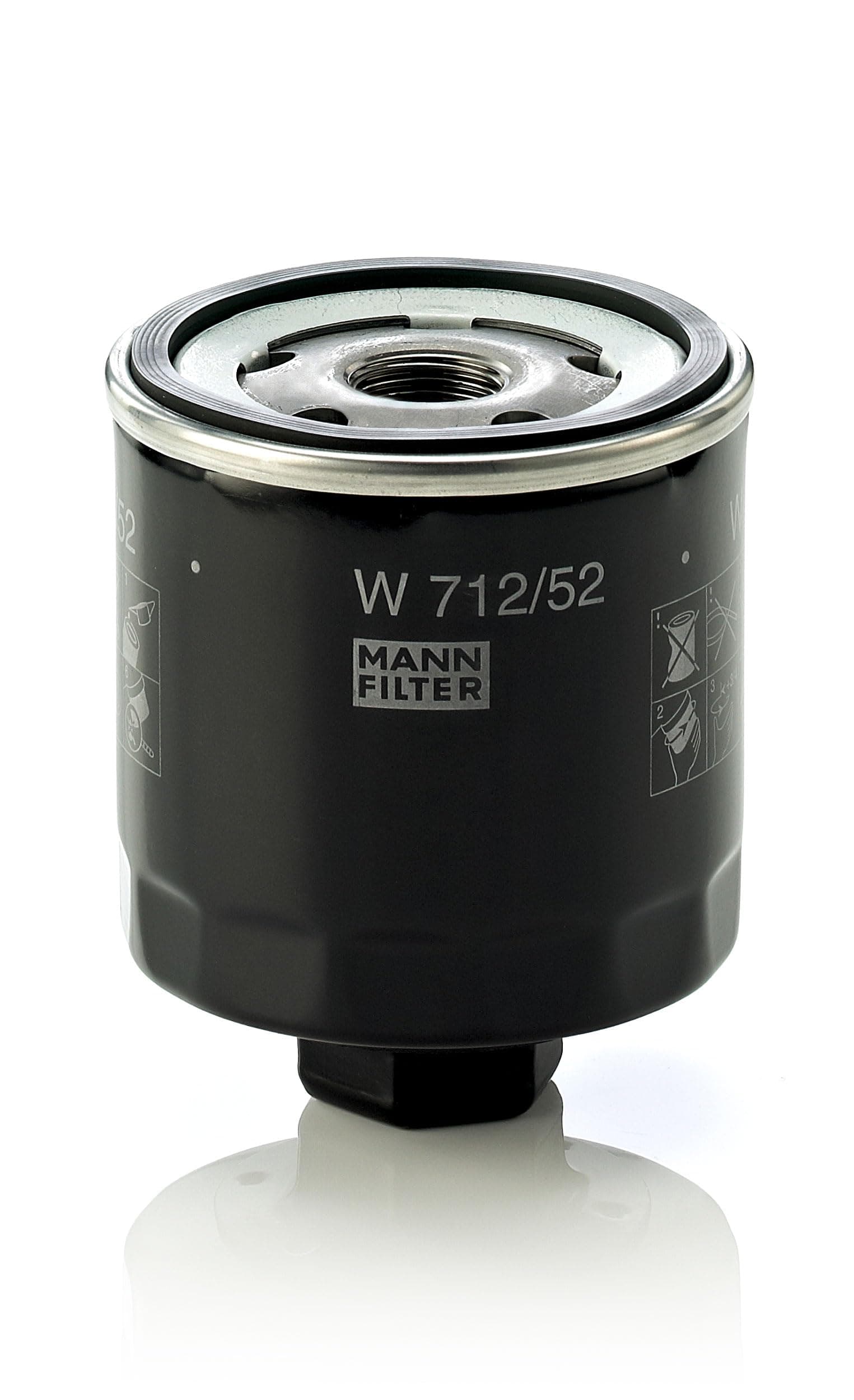 MANN-FILTER W 712/52 Oil Filter - for Cars + Transporters