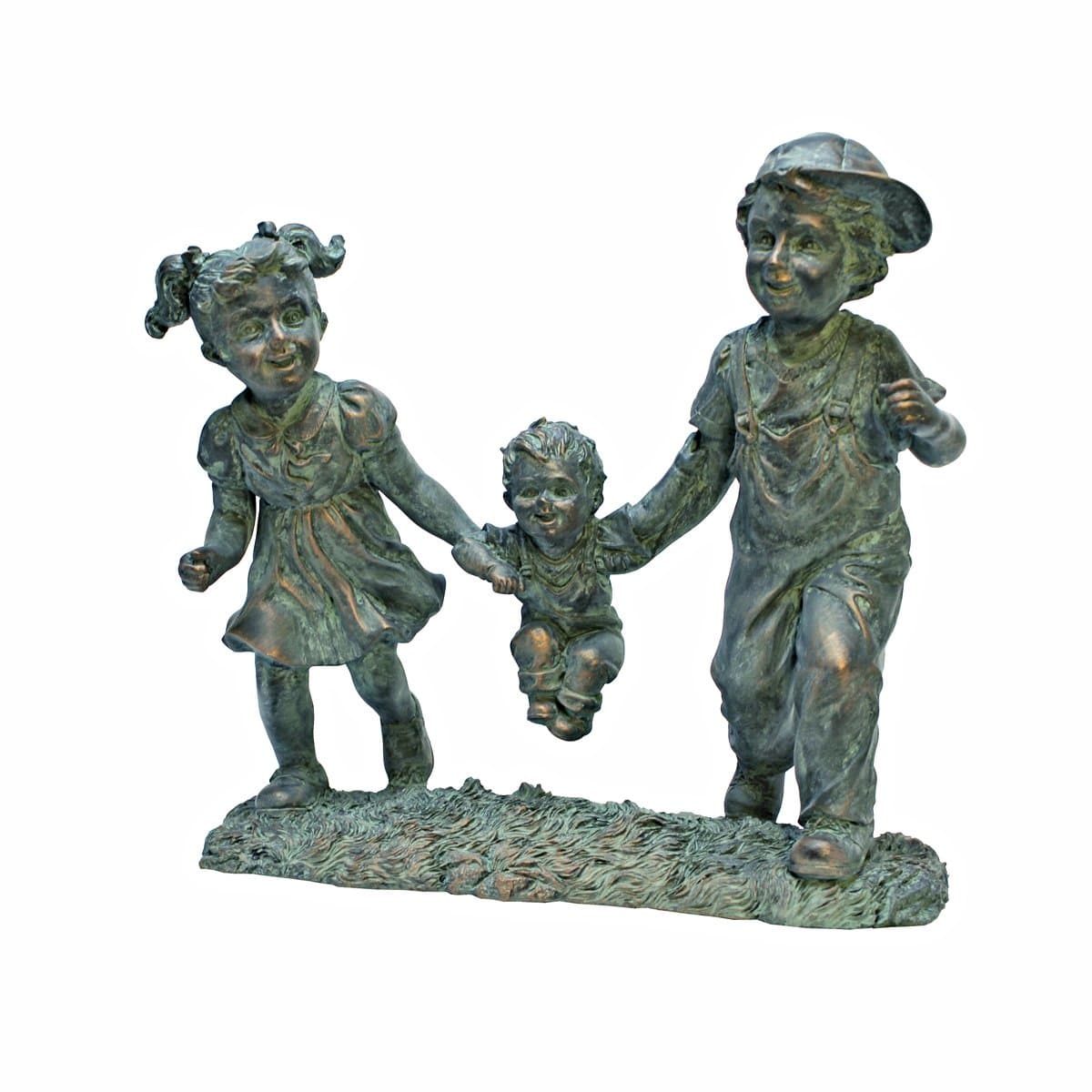 Design Toscano NG34161 Swing Time: Children Garden Statue, full color