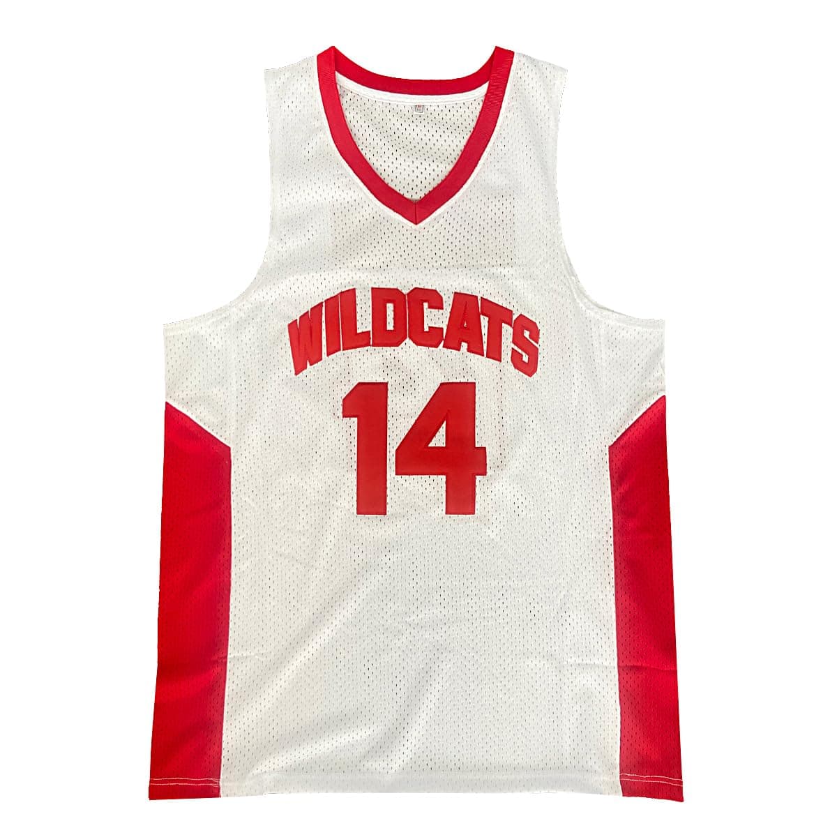 Men's Troy Bolton #14 Chad Danforth #8 High School Wildcats Basketball Jersey Stitched
