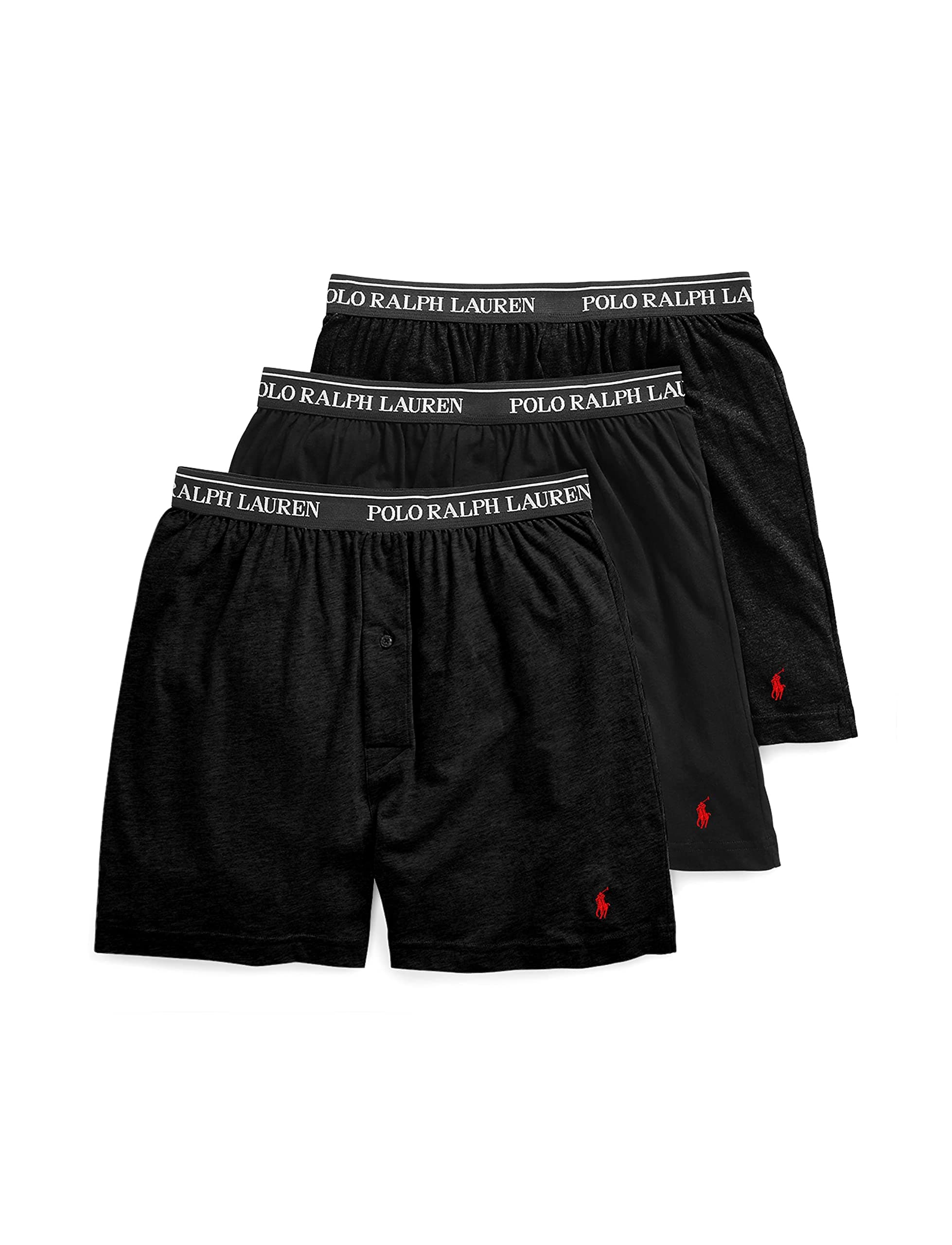 Ralph Lauren Men's Classic Fit Cotton Knit Boxers Boxer Shorts (pack of 3)