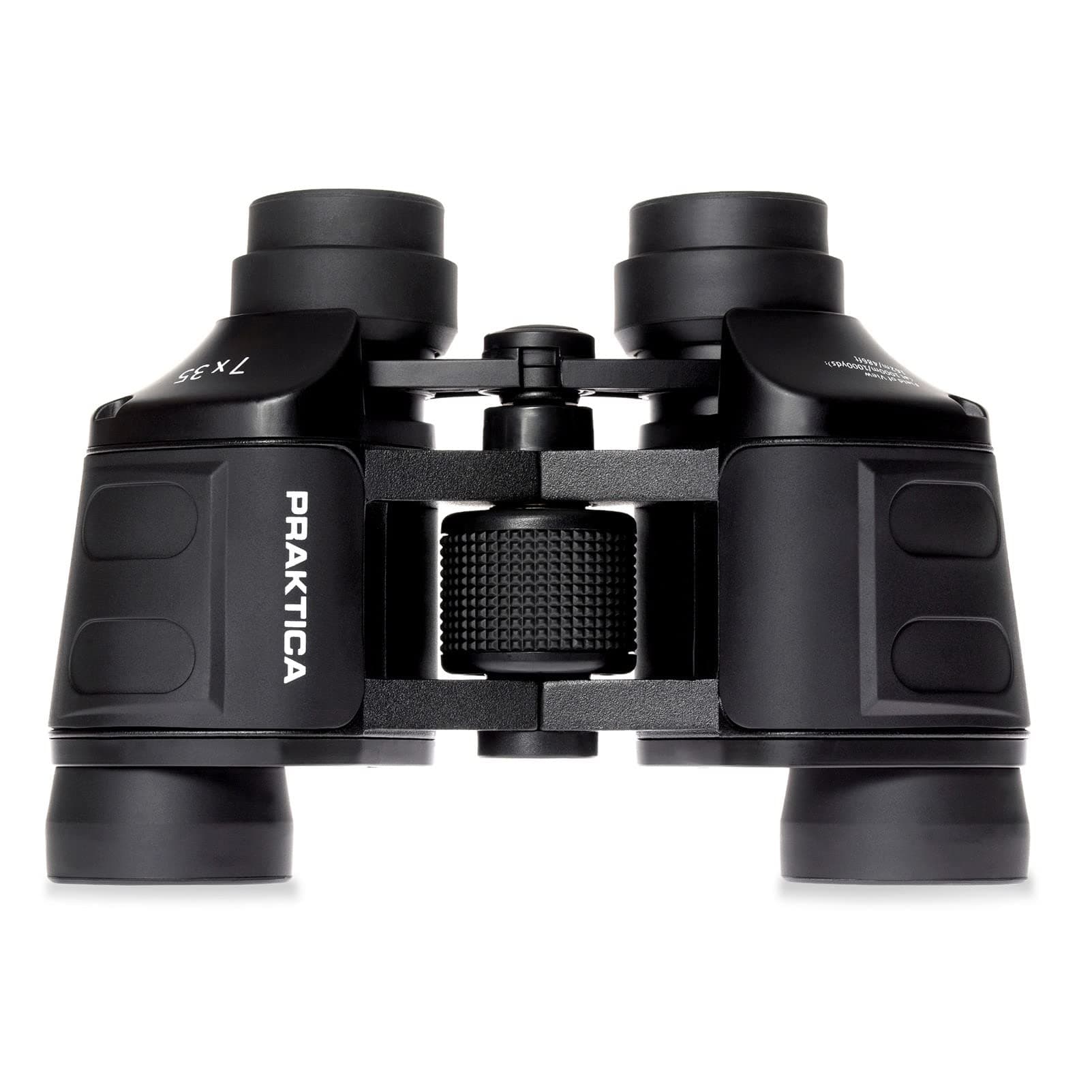 Falcon 7x35mm Porro Prism Field Black Binoculars - Compact, Fully Coated Lenses, Sturdy Construction, Aluminium Chassis, Sharp Clear Image, Bird Watching, Sailing, Hiking, Sightseeing