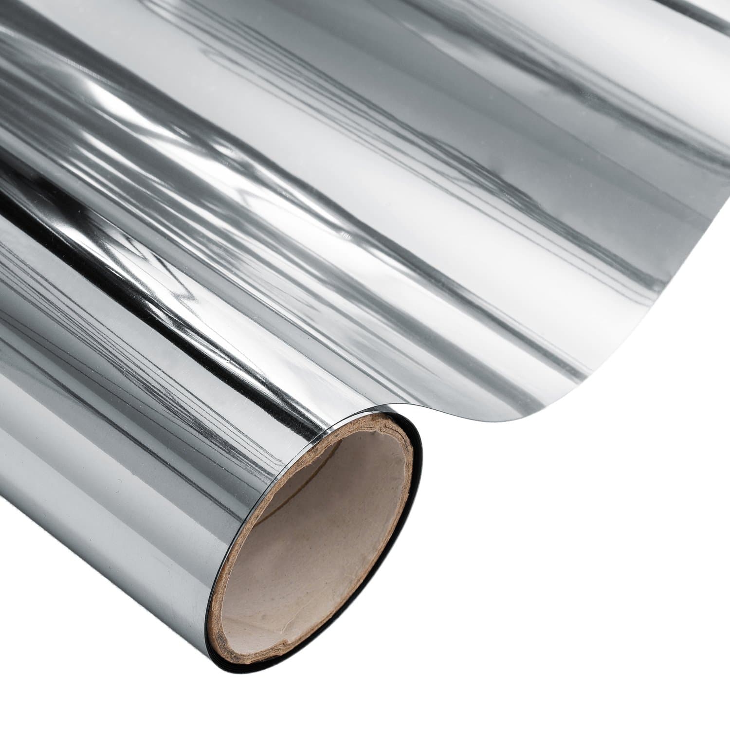 One Way Window Film,Privacy Screen Stickers Non-Adhesive Decorative Heat Control Anti UV Window Tint for Home and Office, 35.4"x78.7" (Silver) (17.7" x 78.7", Pebbles)