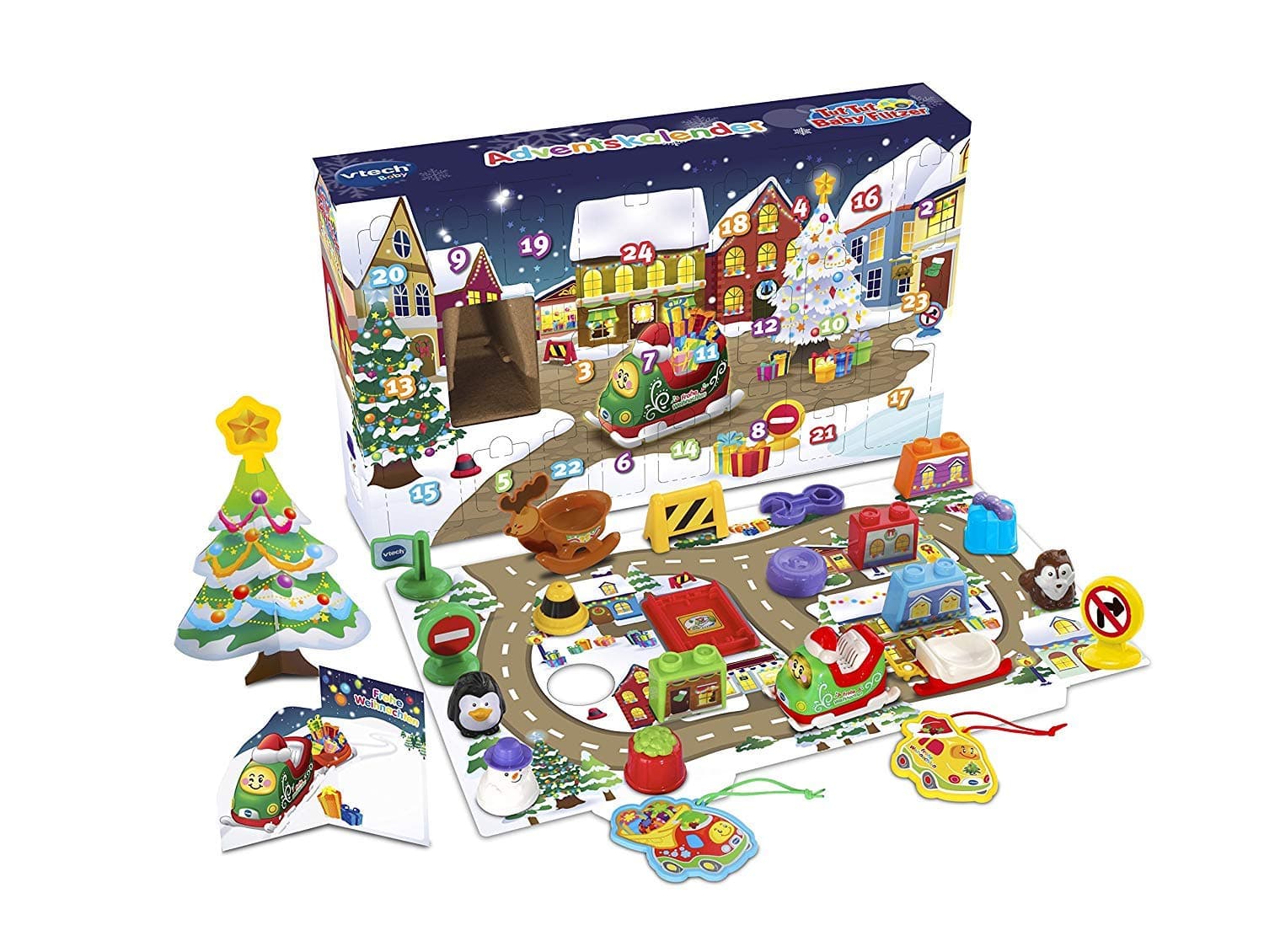 VTech 80-513004 TUT Baby Flitzer-Adventskalender Advent Calendar, Multicoloured