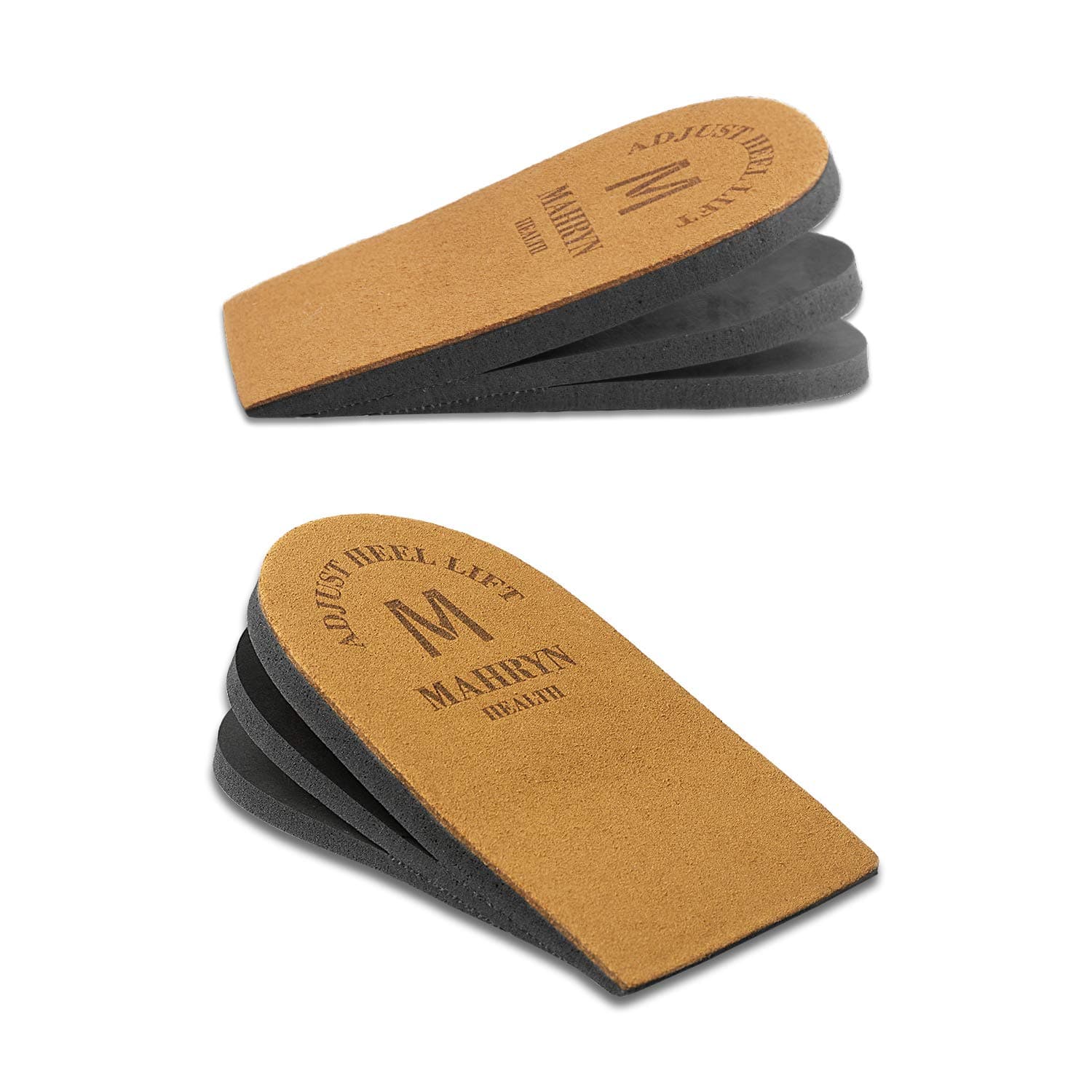 2 pack brown heel lift