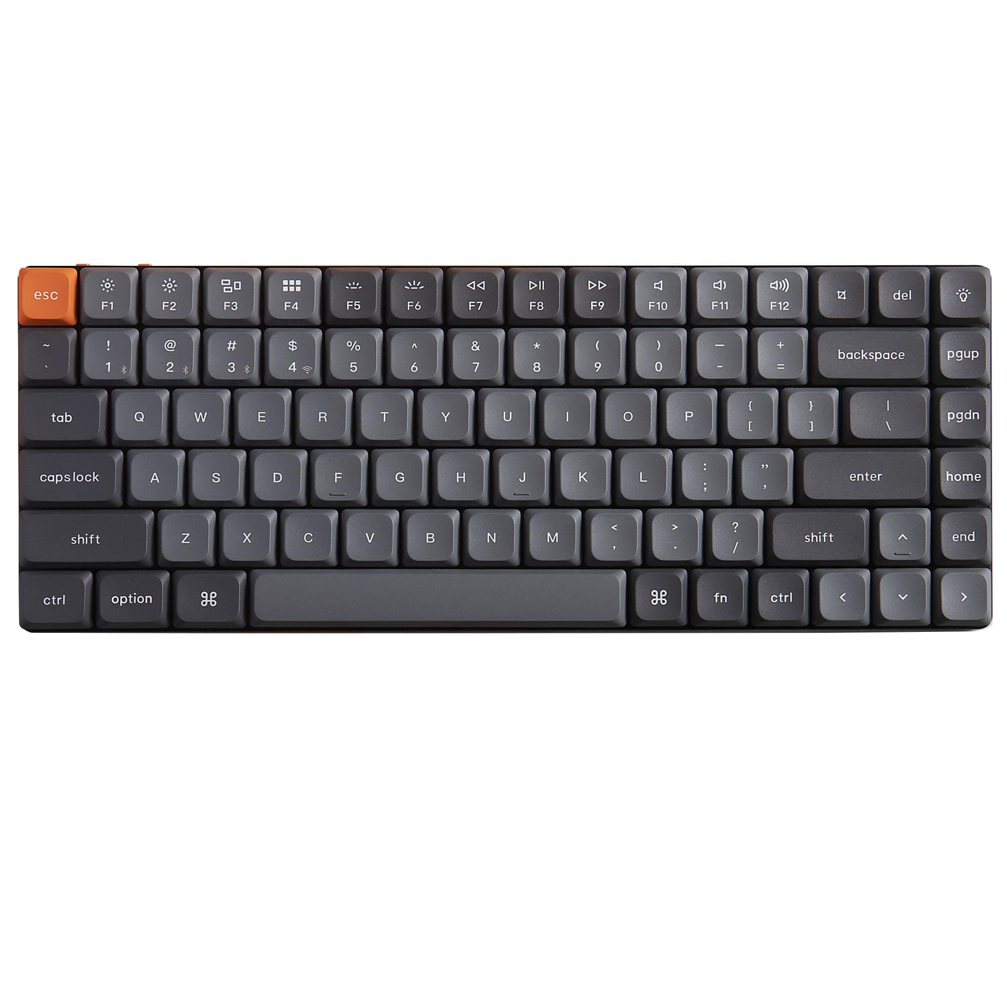 Keychron K3 Max QMK/VIA Custom Ultra-Slim Wireless Mechanical Keyboard, Hot-swappable 2.4 GHz/Bluetooth/Wired 3-Mode 75% Layout Programmable RGB Backlit Red Switch Gaming Keyboard for Mac Windows