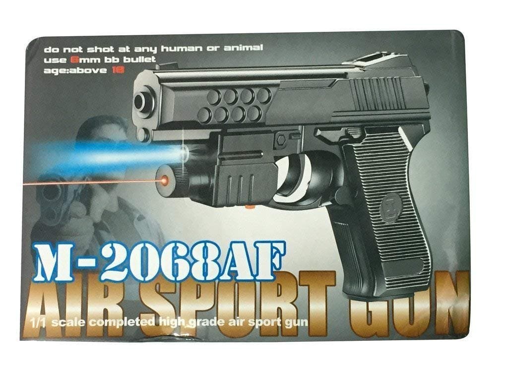 Moshiach Air Sports Laser Gun Red Laser with Bullets (6mm) for Kids