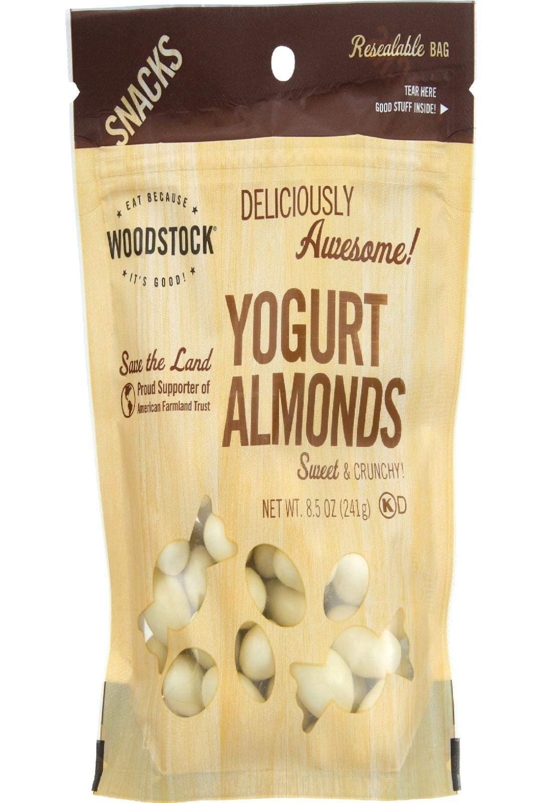 Woodstock Farms All Natural Yogurt Almonds - 8.5 oz