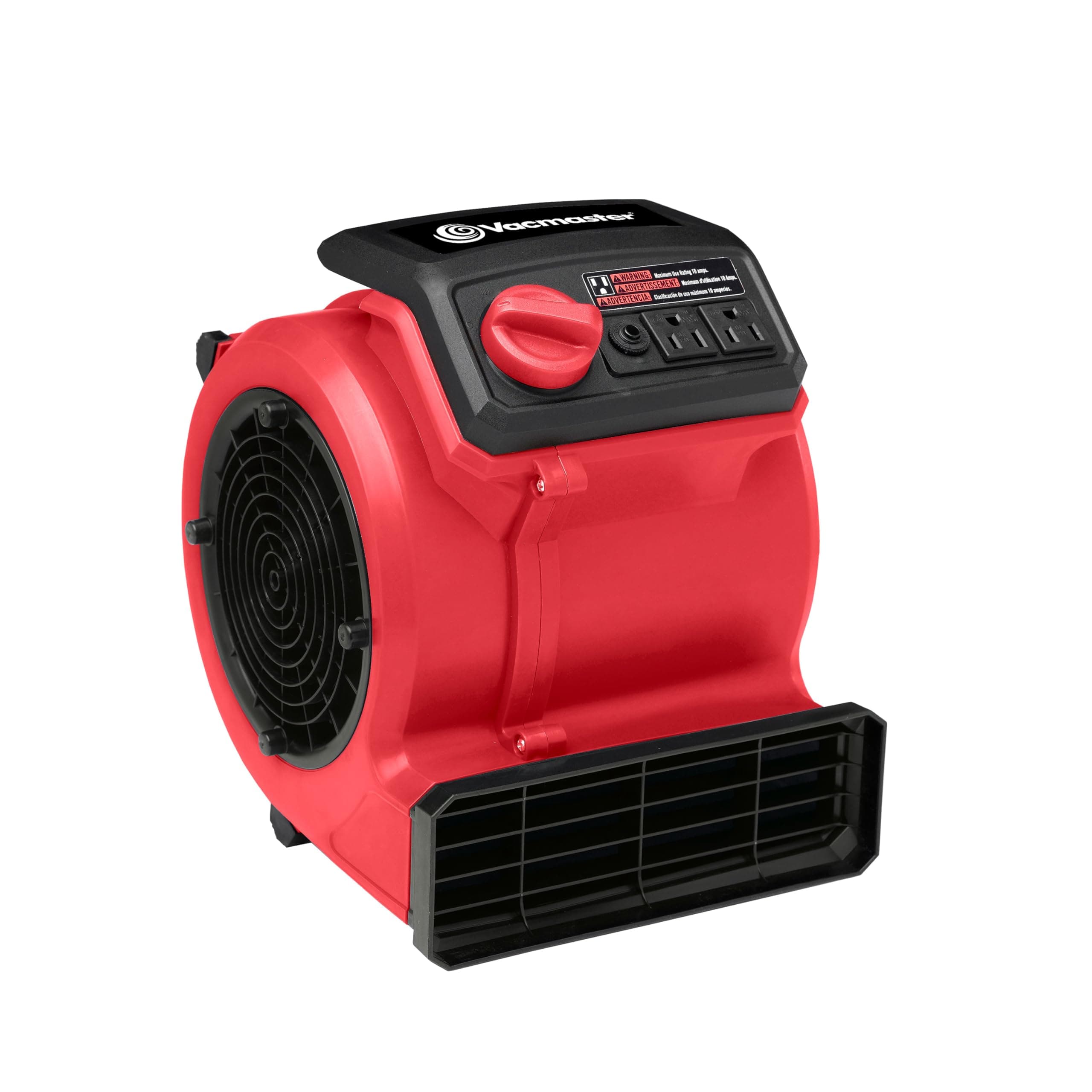 Red Edition AM201 1101 550 CFM Portable Air Mover Floor and Carpet Dryer for Drying and Cooling
