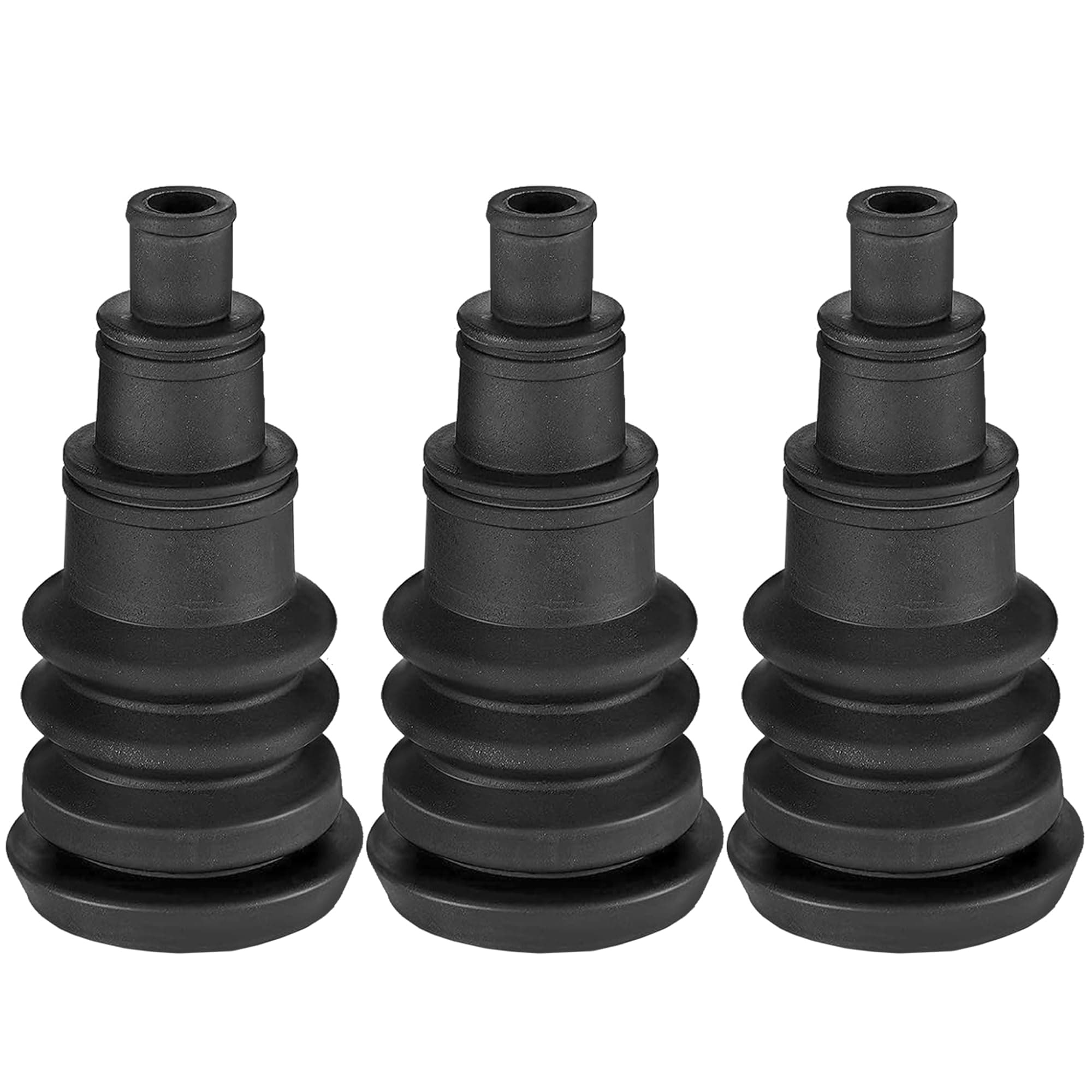 TonGass (3 Pack) Universal Firewall Boot - Safe and Convenient Firewall Grommet Kit Can Accommodate 3/8 Inch to 1 Inch Wire Bundles