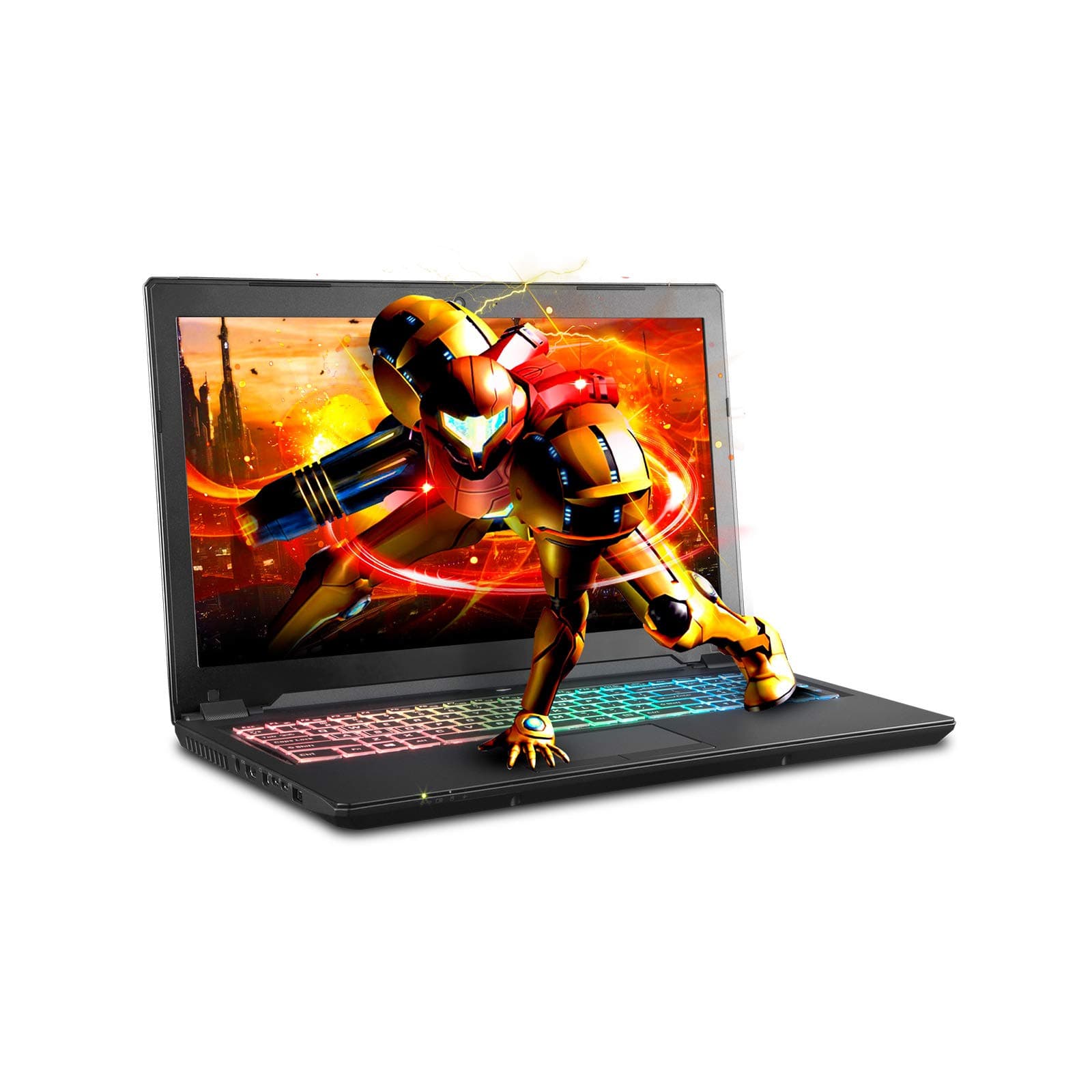SAGER NP8956 0.78” Thin & Light Gaming Laptop, 15.6” FHD 144Hz Display, Intel Core i7-8750H, RTX 2070 8GB DDR6, 16GB RAM, 500GB M.2 SSD, Windows 10 Home