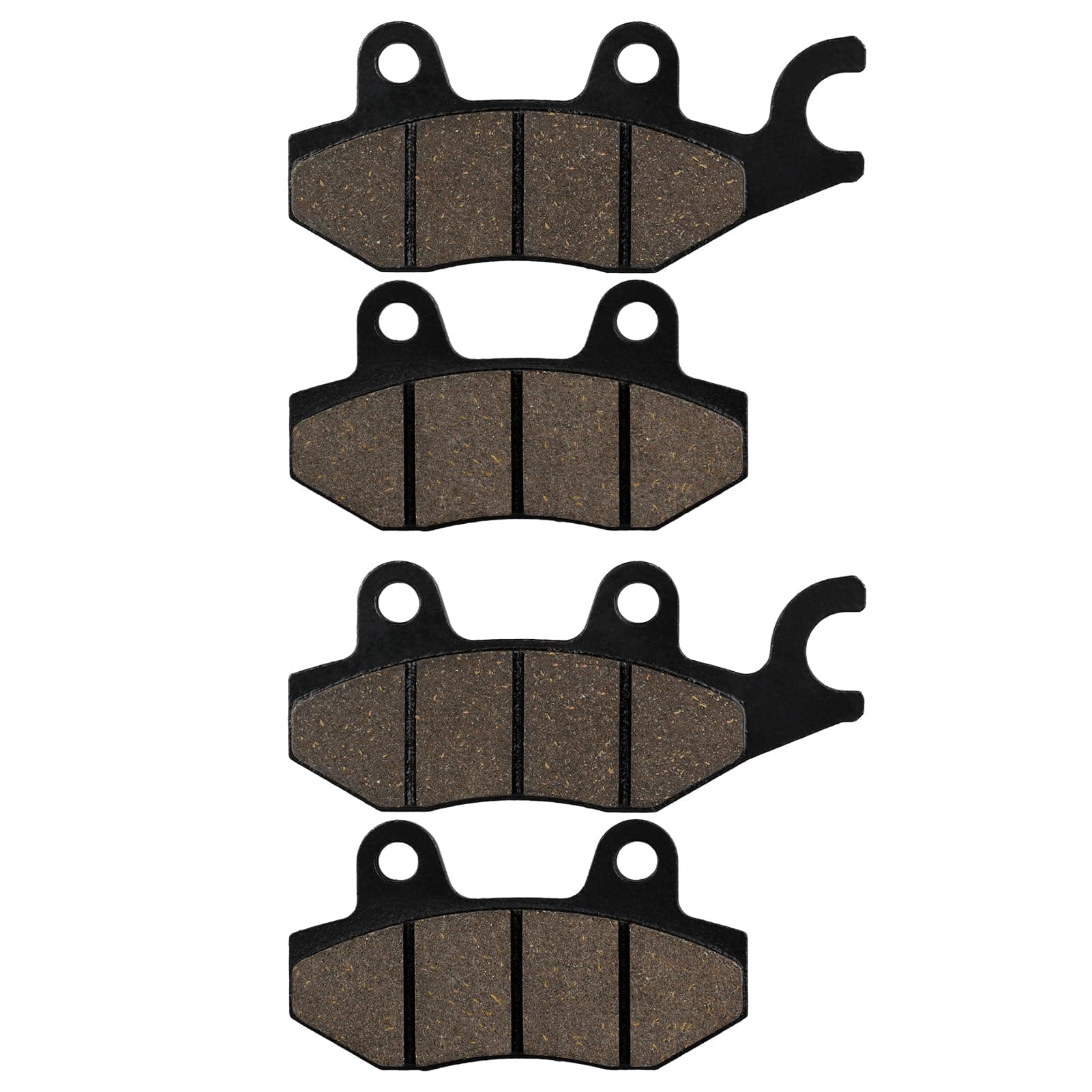Motorcycle Front and rear Brake Pads Compatible for Kawasaki Ninja 250 EX250 EX250R 2008-2012 / Ninja 300 EX300 2013 2014 2015 2016