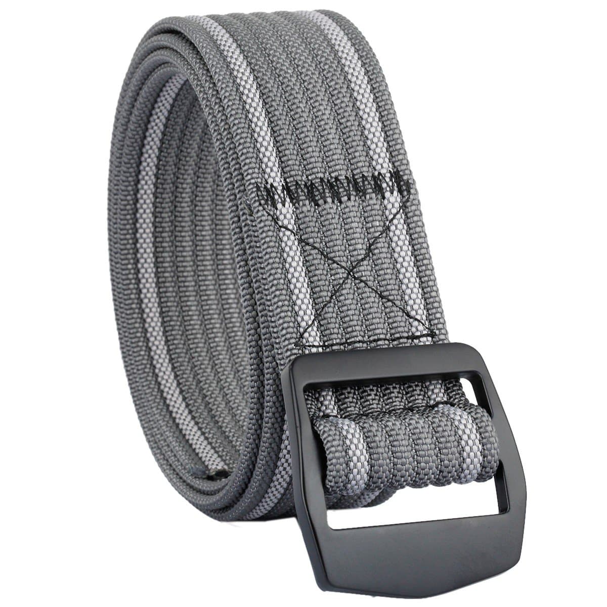 moonsix Nylon Belts for Men,Tactical Style Webbing Duty Military Belt with Metal Buckle