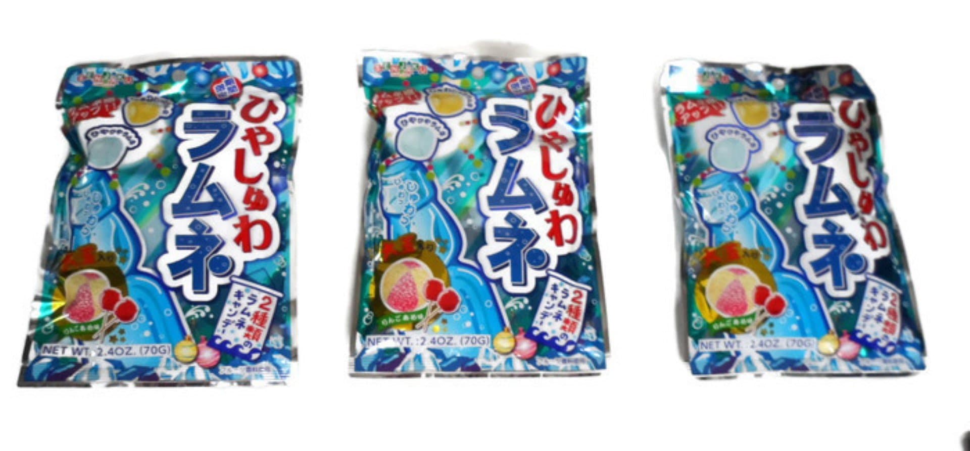 - Senjaku Cool Soda Candy Ramune Flavored Candy (3-Pack)