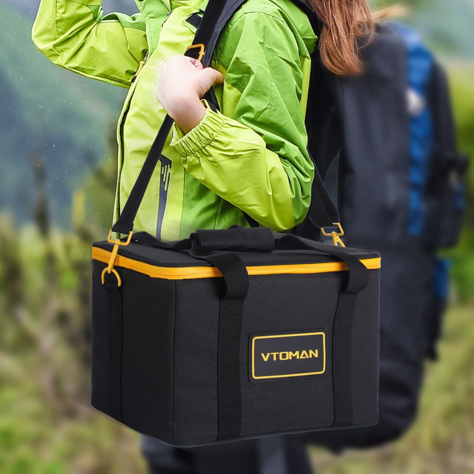 VTOMAN Carrying Case Bag for Portable Power Station Jump 600X, Black (Jump 600X Not Included)