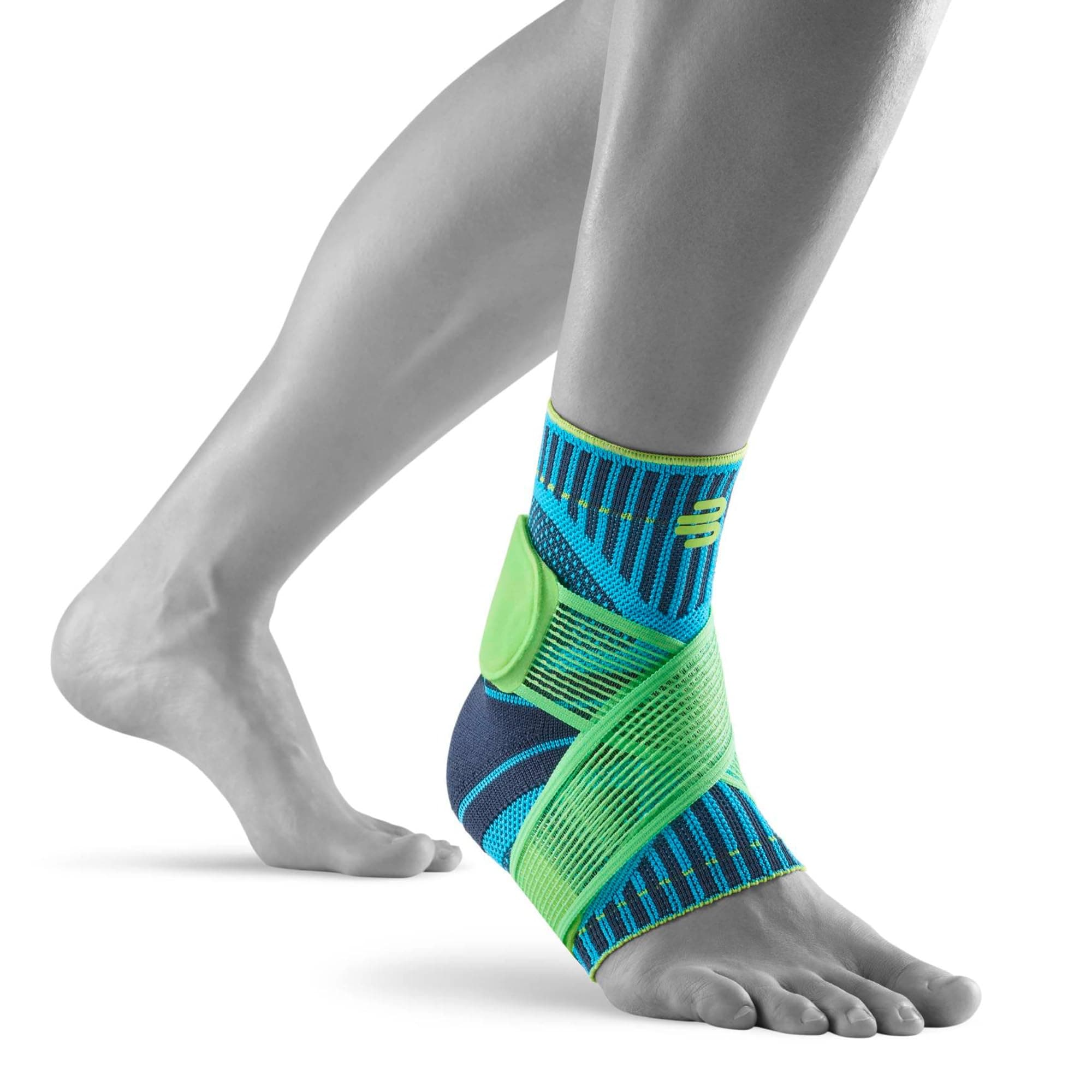 Bauerfeind Sports Ankle Support - Breathable Compression - Figure 8 Taping Strap - Air Knit Fabric Breathability - Designed Secure Fit Maximum Freedom Movement - Medium