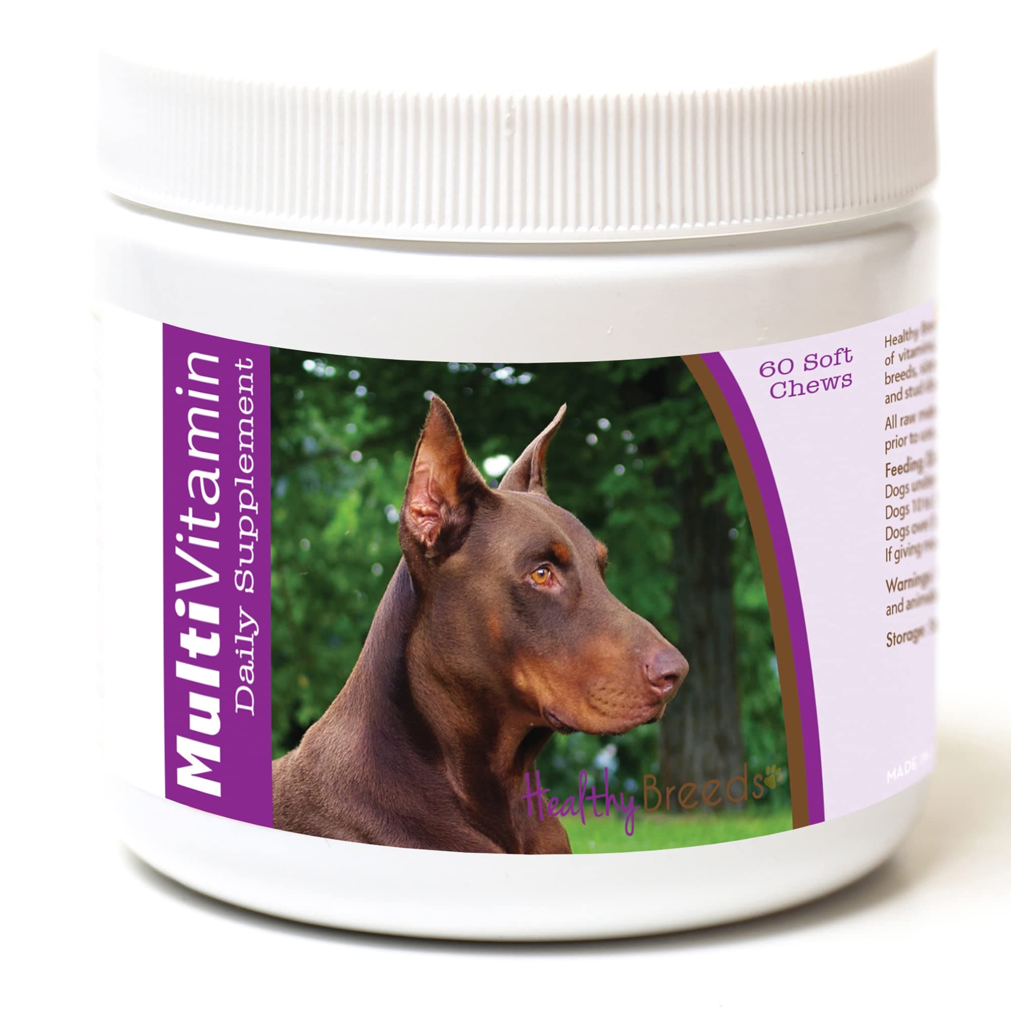 Healthy Breeds Doberman Pinscher Multi-Vitamin Soft Chews 60 Count