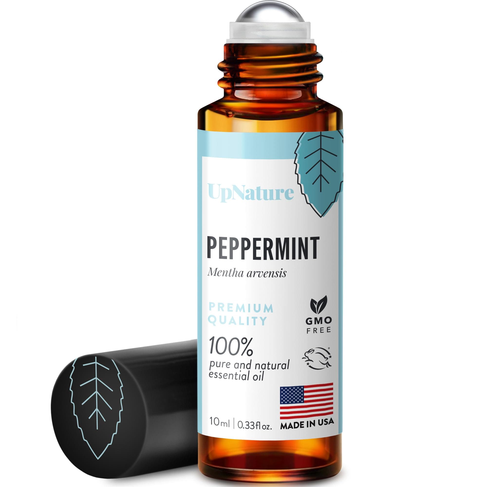 Peppermint Essential Oil Roll On - Natural Nausea Morning Sickness Relief for Pregnant Women - Pregnancy Must Haves Rollerball Roller