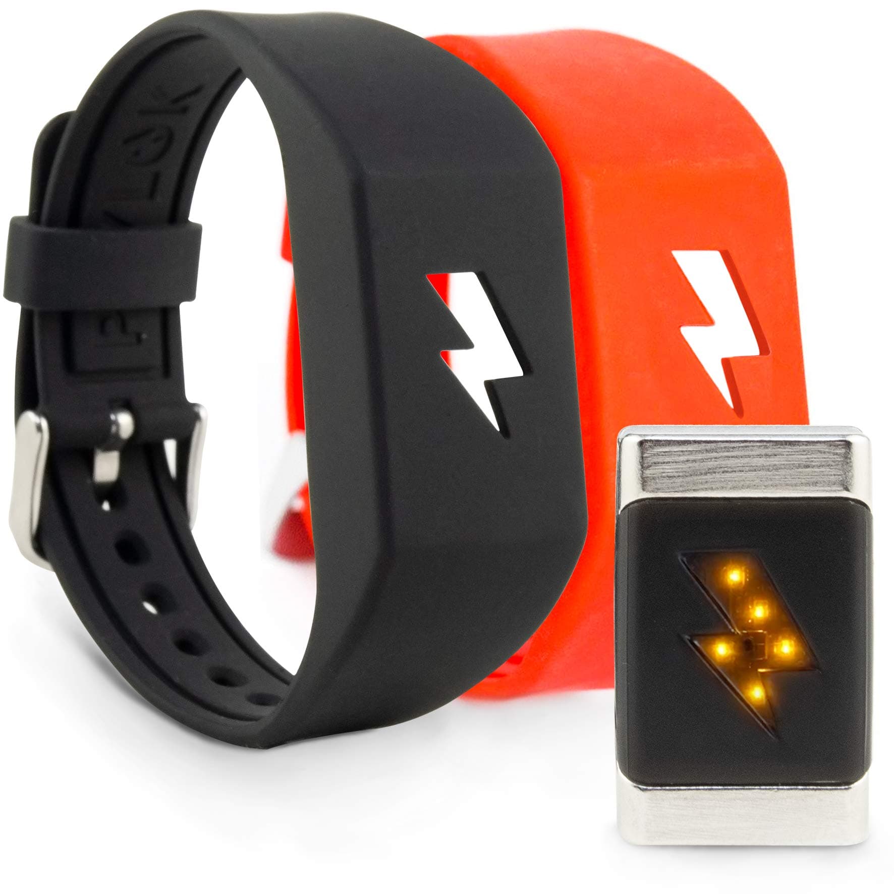 Pavlok 2 Habit Conditioning Device with Additional Silicone Band (Red) and Exclusive Habit Change eBook