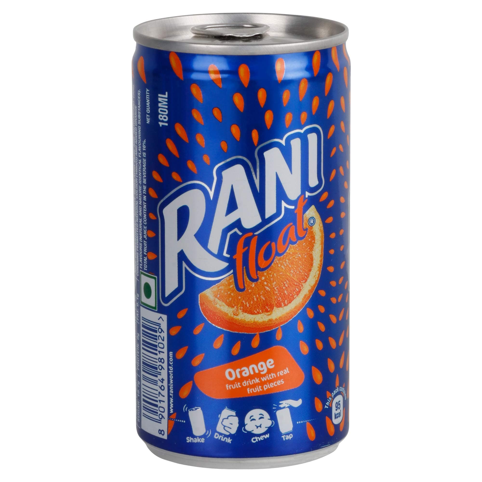 Rani Rani Orange Float Jar, 6 X 180ml