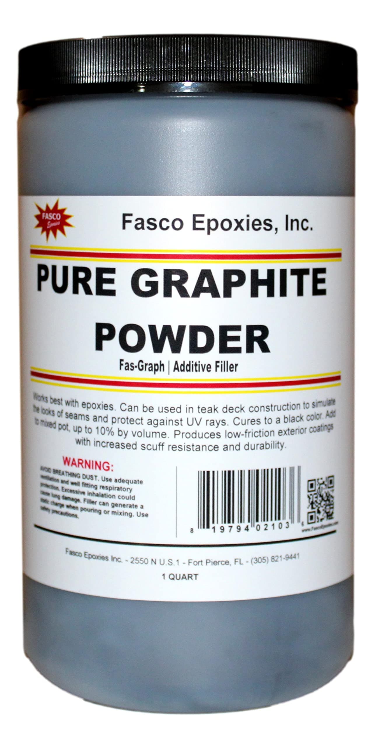 Fasco Epoxies Pure Graphite Powder Quart