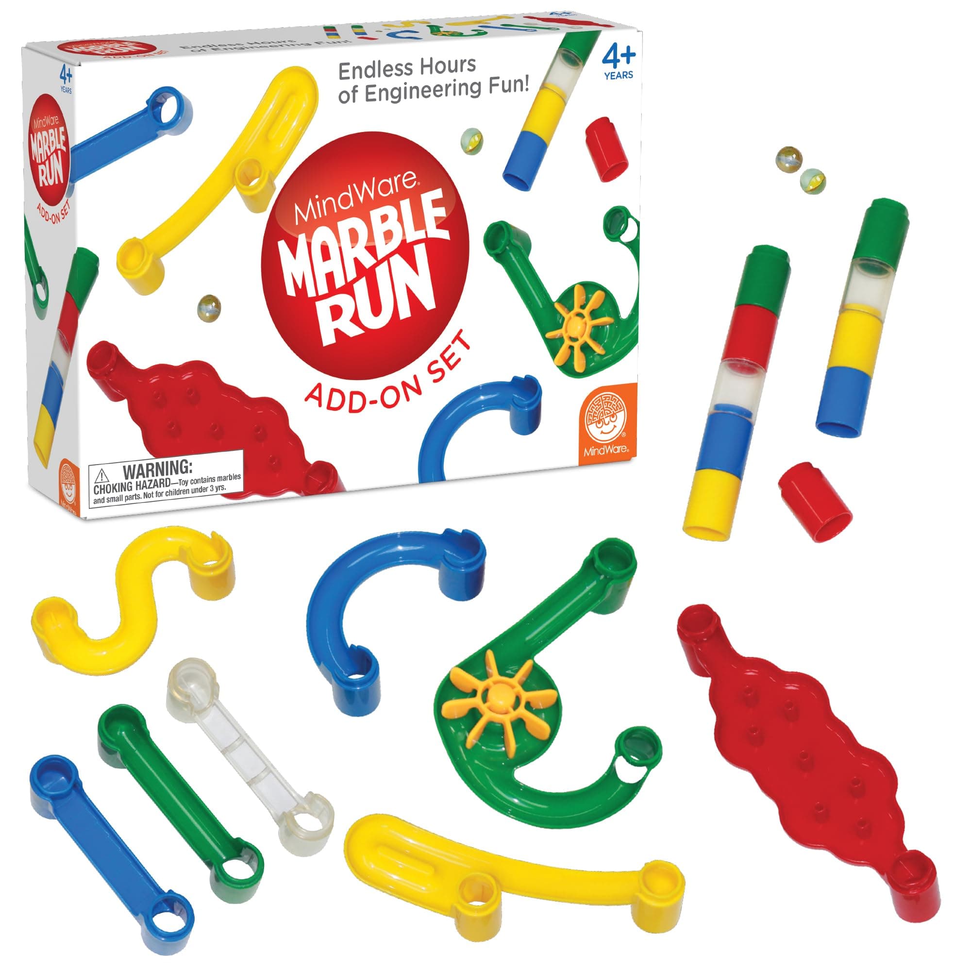 Marble Run Regular Add-On Set – Expansion Pack for Marble Run Building Toy, 50 Durable Interlocking Pieces, Ages 4 and Up