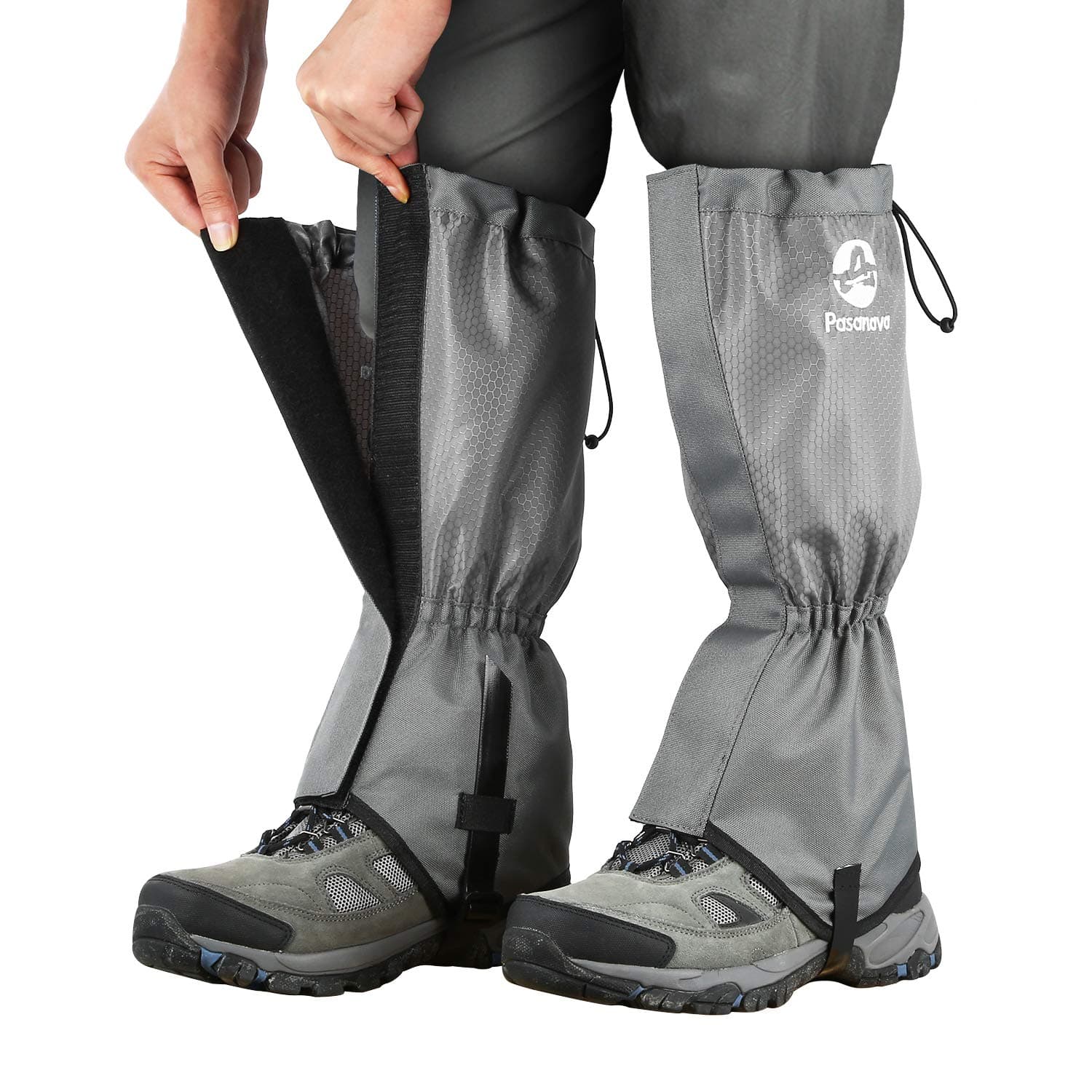 Leg Gaiters Waterproof and Adjustable Snow Boot Gaiters One Size for Hiking,Walking,Hunting,Backpacking and Outdoor Climbing for Men and Women