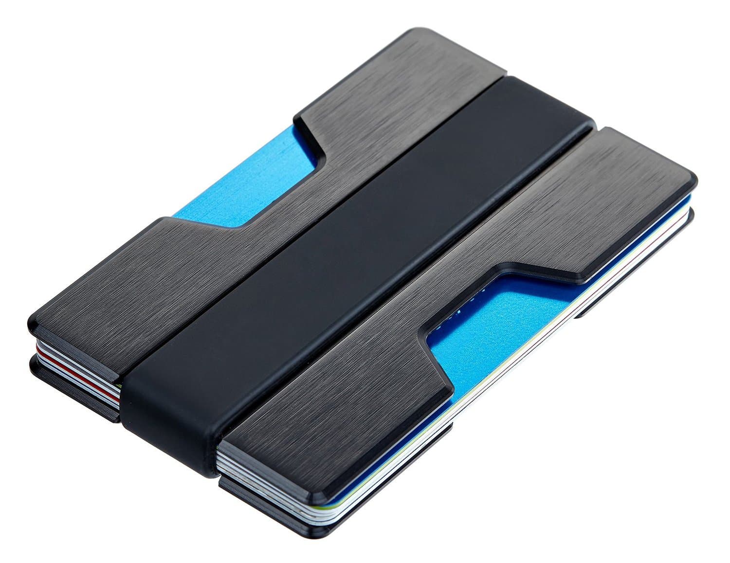 Minimalist Aluminium Slim Wallet Credit Card RFID BLOCKING Money Clip