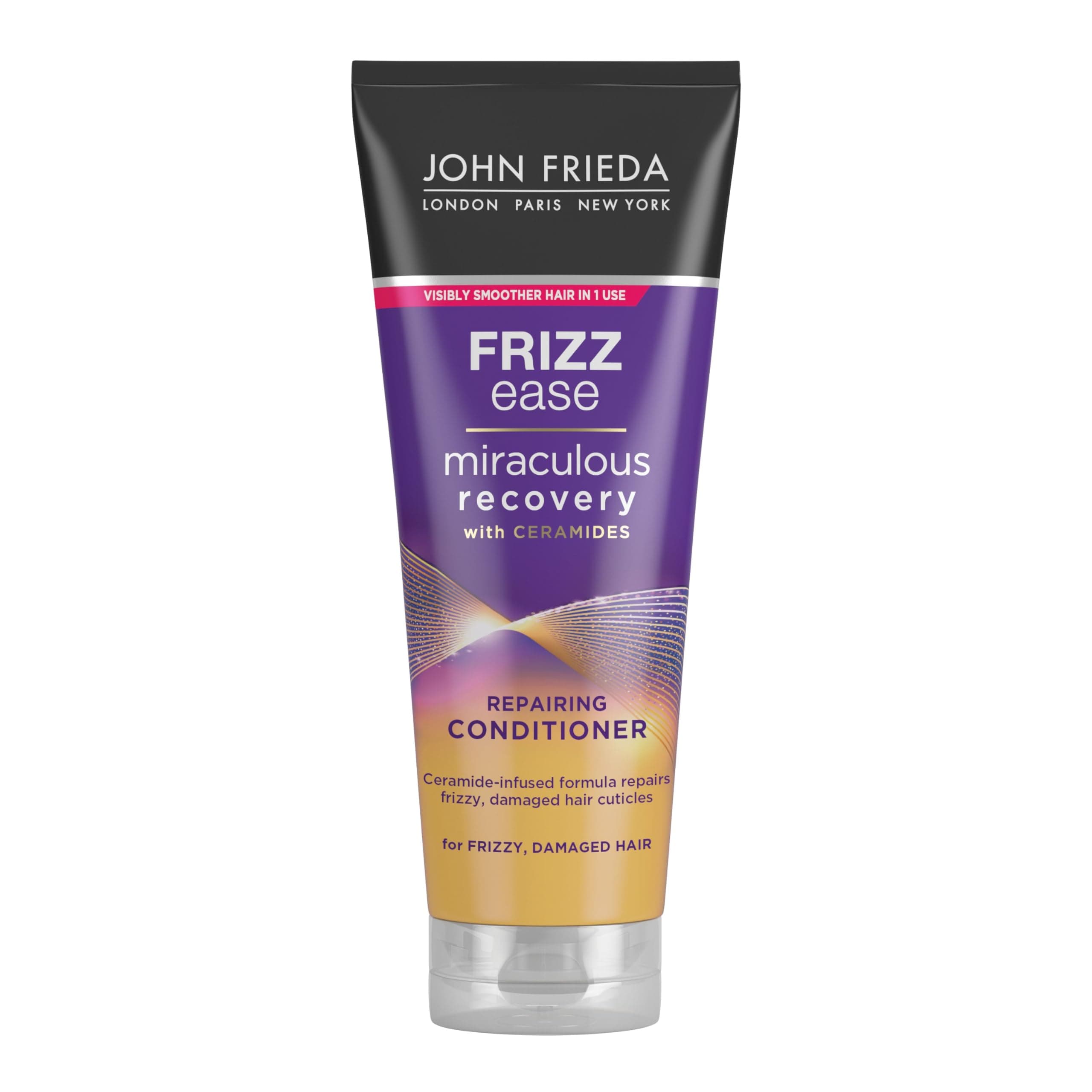 Frizz Ease Miraculous Recovery Repairing Conditioner 250Ml, Smoothing Conditioner For Frizzy Hair