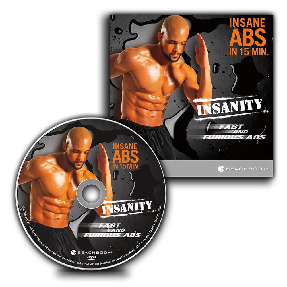 Beachbody Insanity Fast and Furious Abs DVD Workout