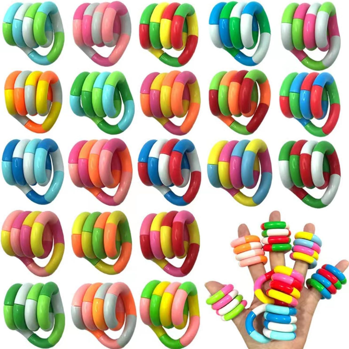12 Pack Quiet Fidget Bulk Toys for Adults Kids Church School Classroom Office Slient Noiseless Stress Anxiety Relief Sensory Toys,Party Favors,Goodie Bags Fillers,Birthday Day Gifts and Prize(Random)