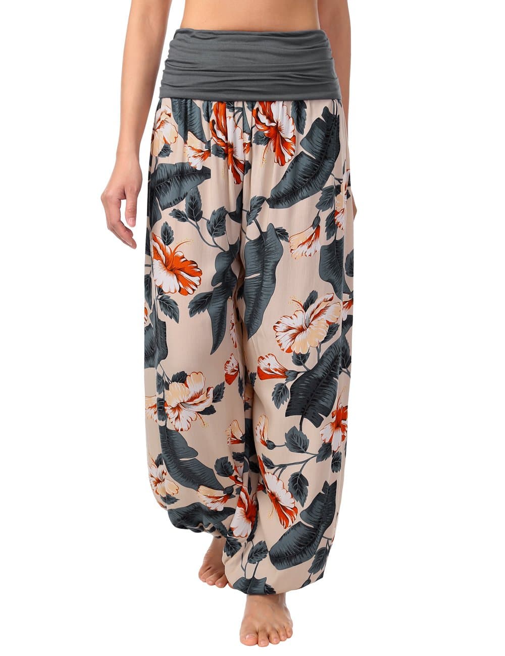 Slivexy Women's Flower Summer Bloomers 0-3T Harem Long Pants