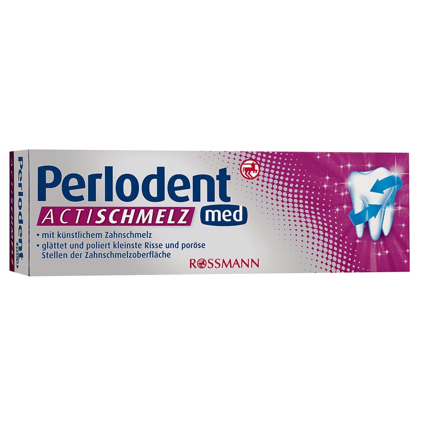 2 x Perlodent med ACTIV-ENAMEL Toothpaste 75 ml - with artificial tooth melting Tooth Melt