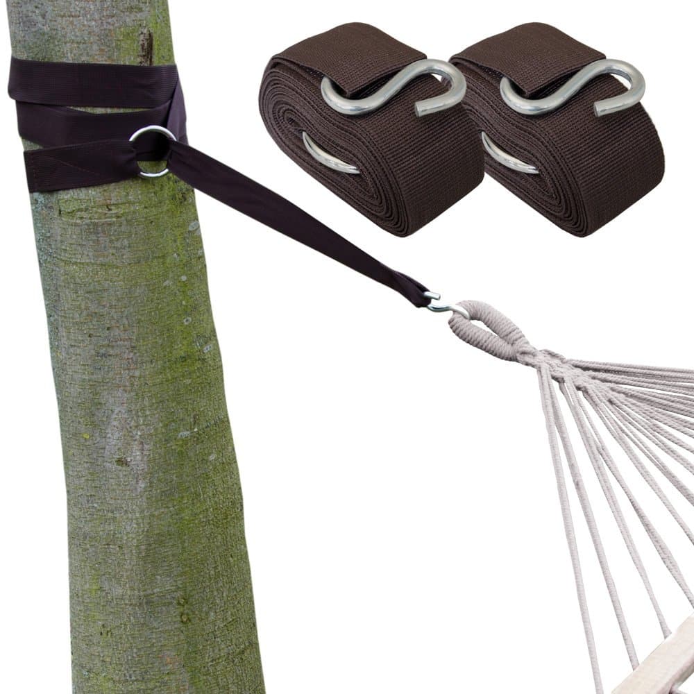 AMANKA XXL Hammock Tree Straps â 6.4m Heavy-Duty Suspension Kit, Max Load 250kg, Adjustable Hanging System for Garden & Camping